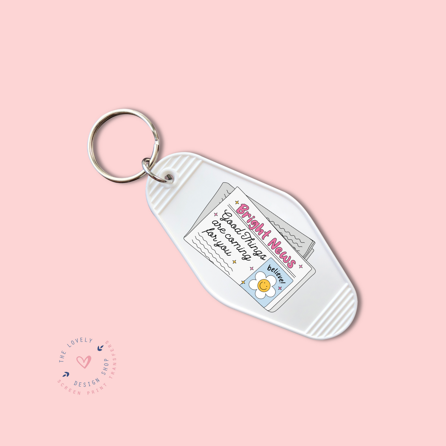Bright News - Keychain UV DTF Decal - Nov 4