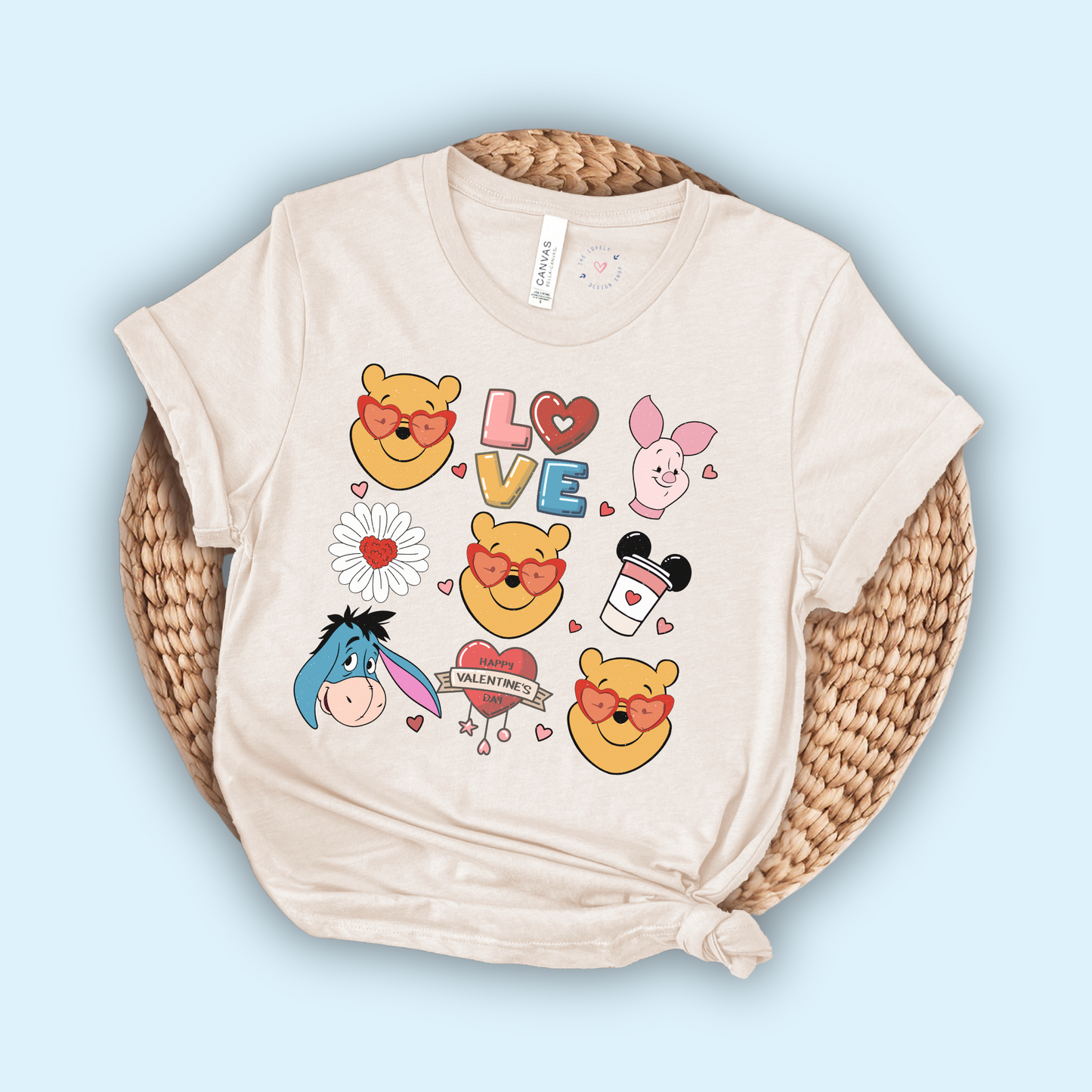 Bear And Friend Love - FULL COLOR DTF TRANSFER (Ready to Ship)