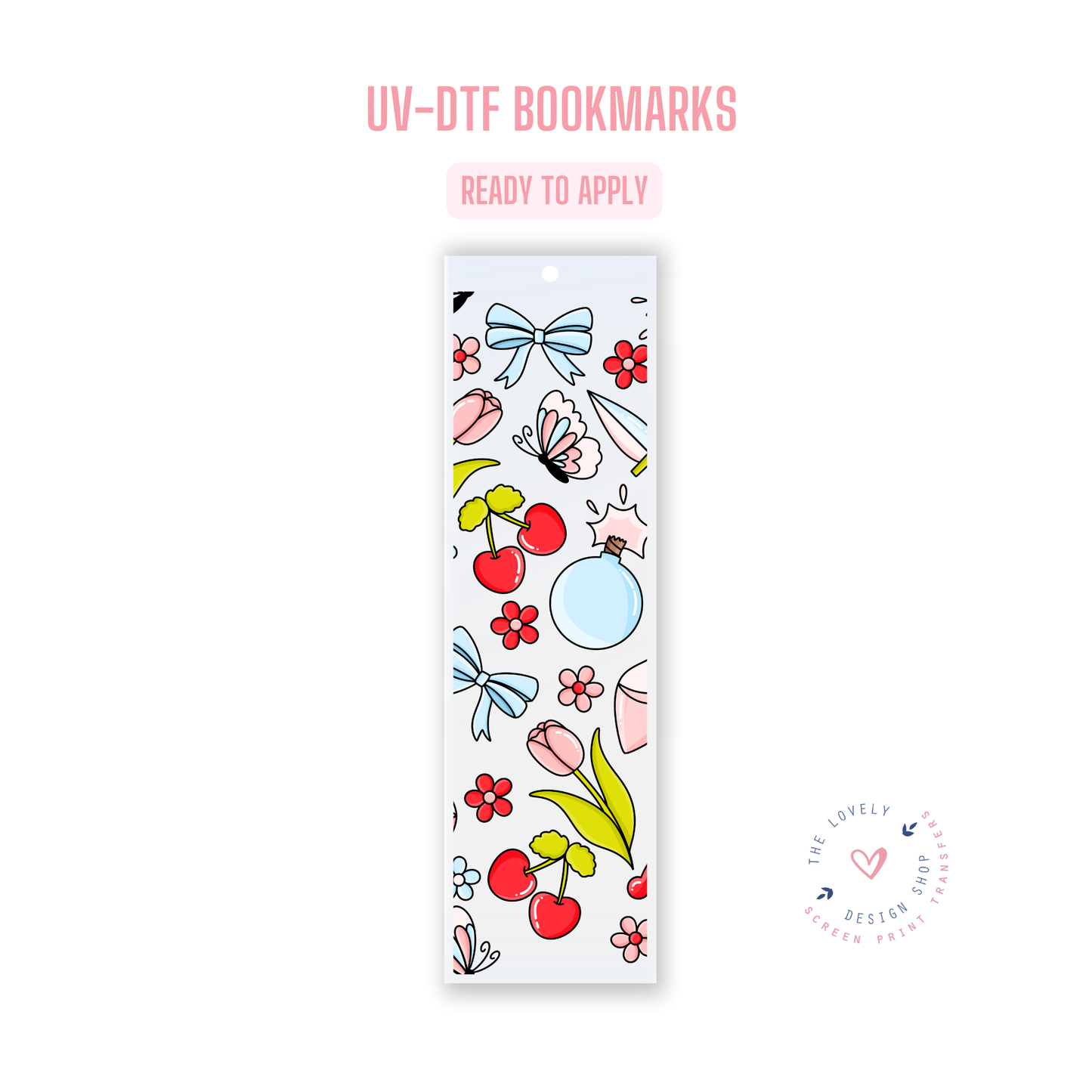 In My Feminine Rage Era - UV DTF Bookmark Decal - Dec 2