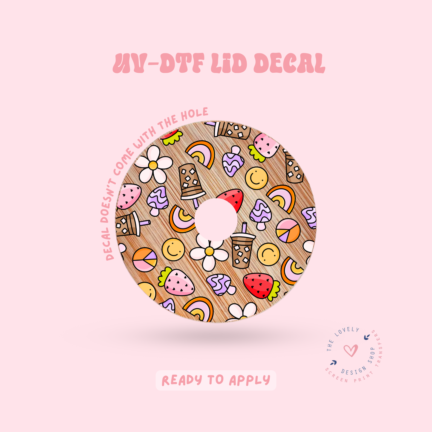 Groovy Theme - UV DTF Lid Decal - Jan 27