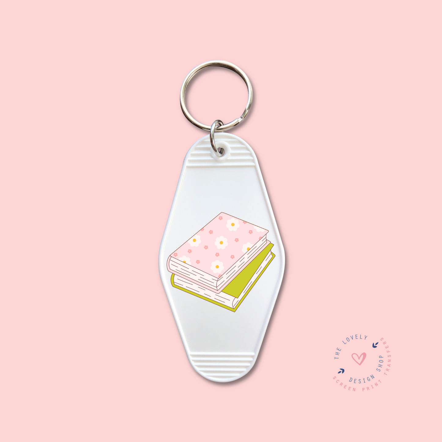 Books - Keychain UV DTF Decal - Dec 16