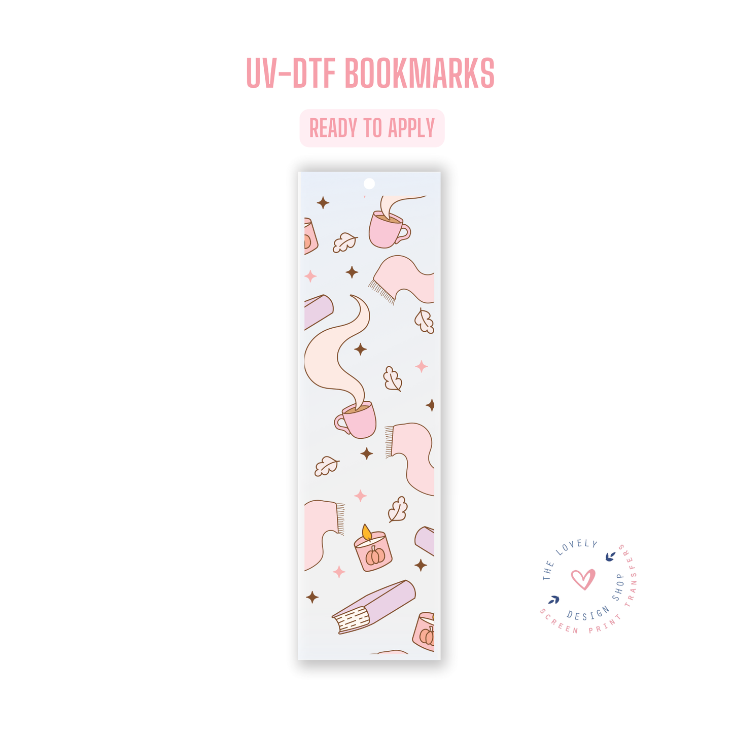 Cozy Readers Club - UV DTF Bookmark Decal (Ready to Ship) Jul 1
