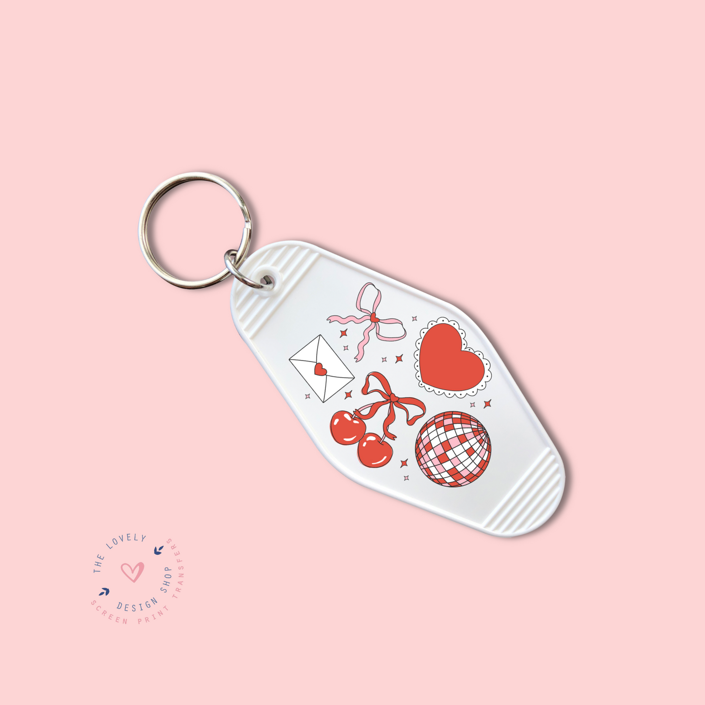 Coquette Jumble - Keychain UV DTF Decal - Dec 23