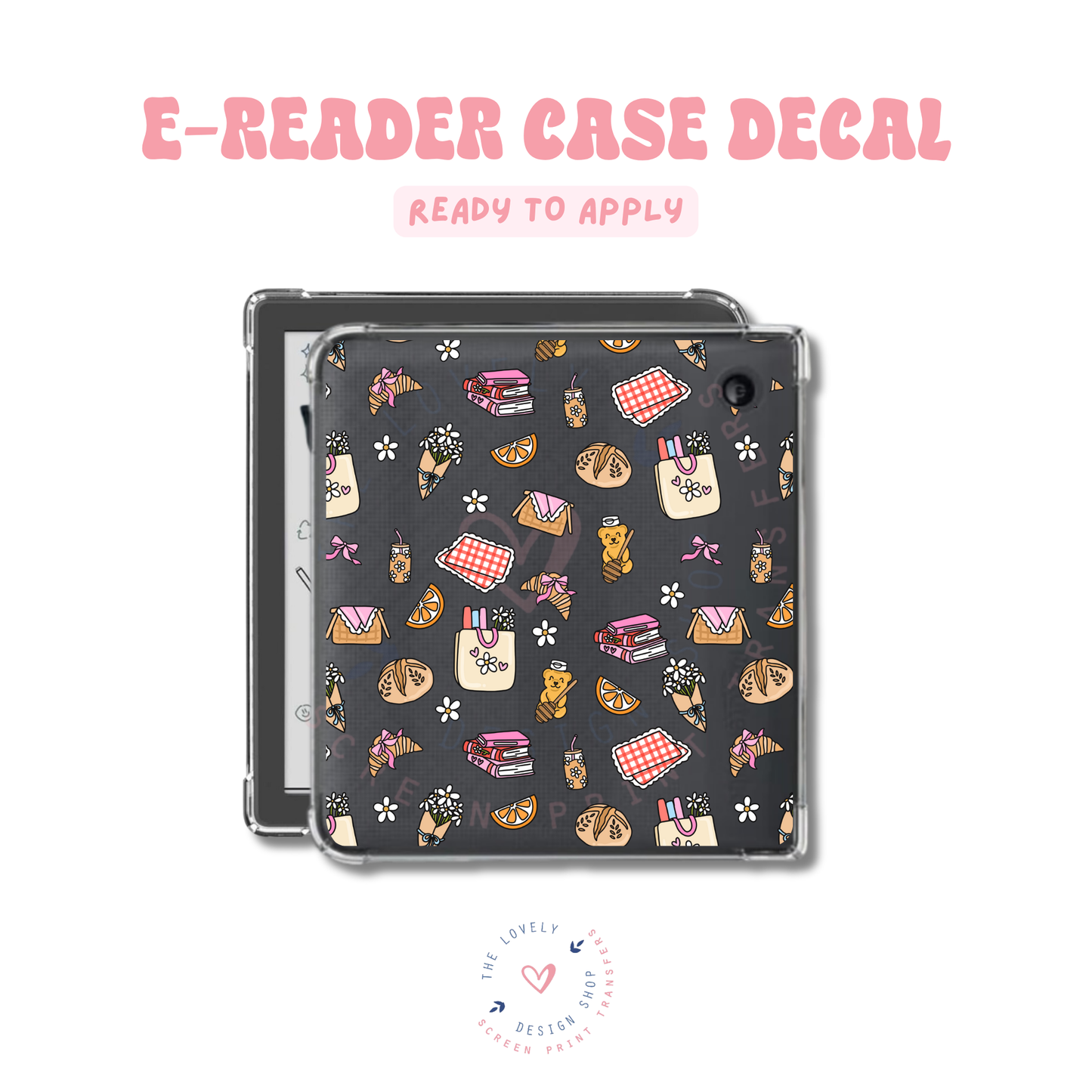 Summer Picnic - UV DTF E-Reader Decal Jun 11