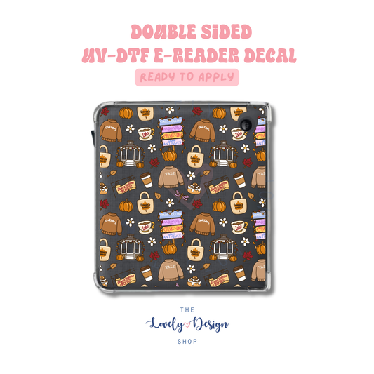 GGs Town In Fall - UV DTF E-Reader Decal - July 24
