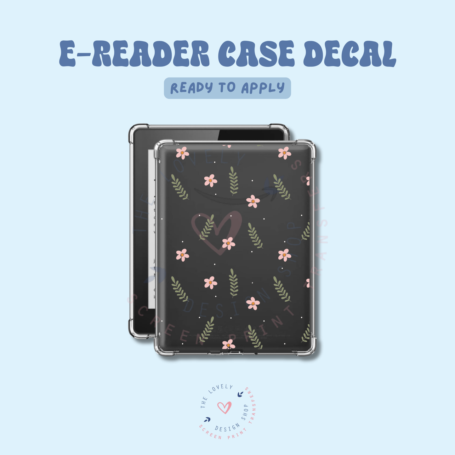 Daisy Dainty - UV DTF E-Reader Decal - Feb 4