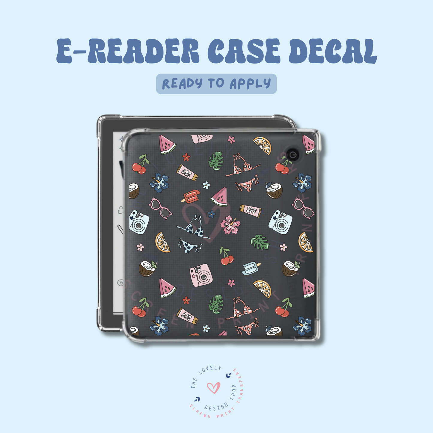 Summer Goods - UV DTF E-Reader Decal Jun 11