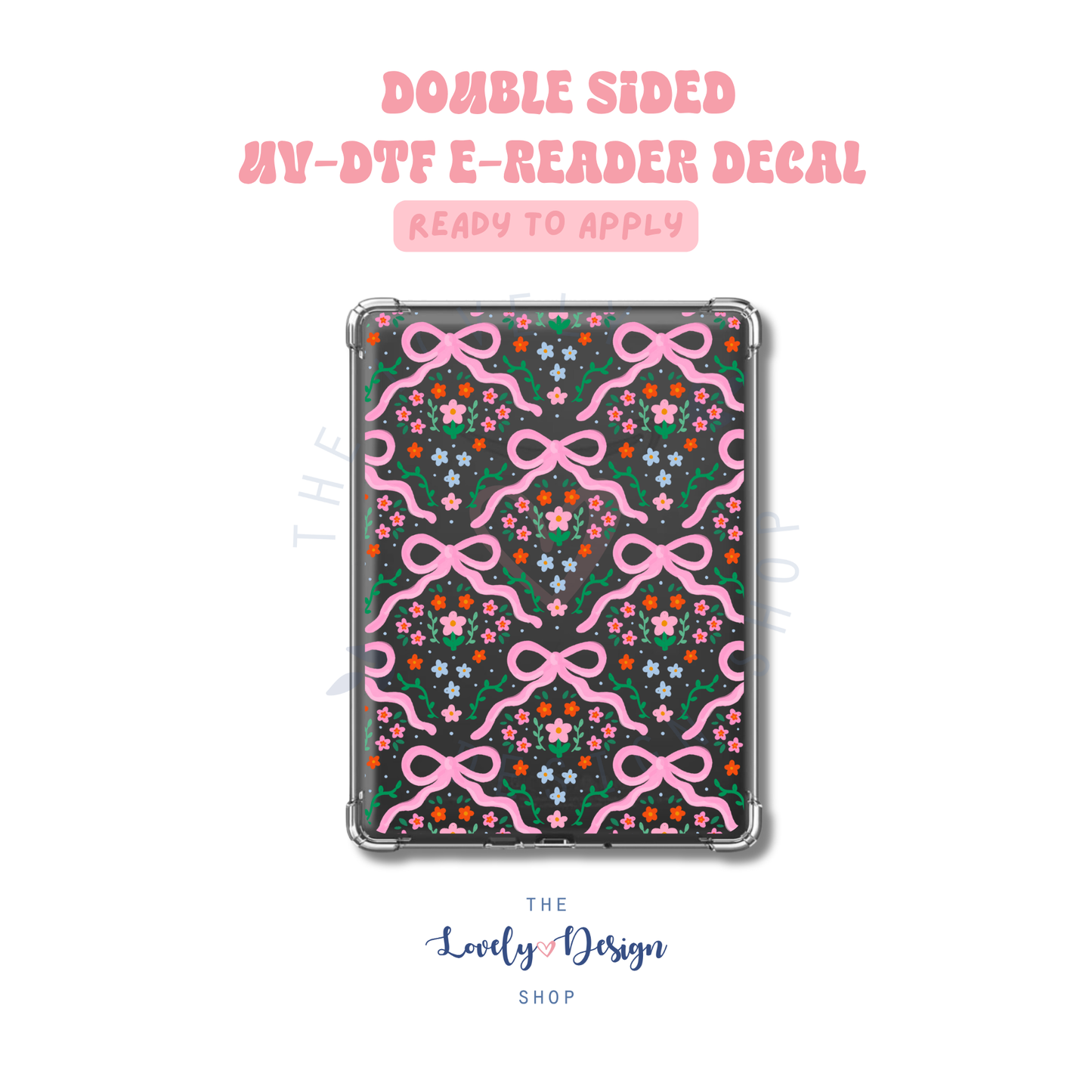 Coquette Summer - UV DTF E-Reader Decal - Aug 8