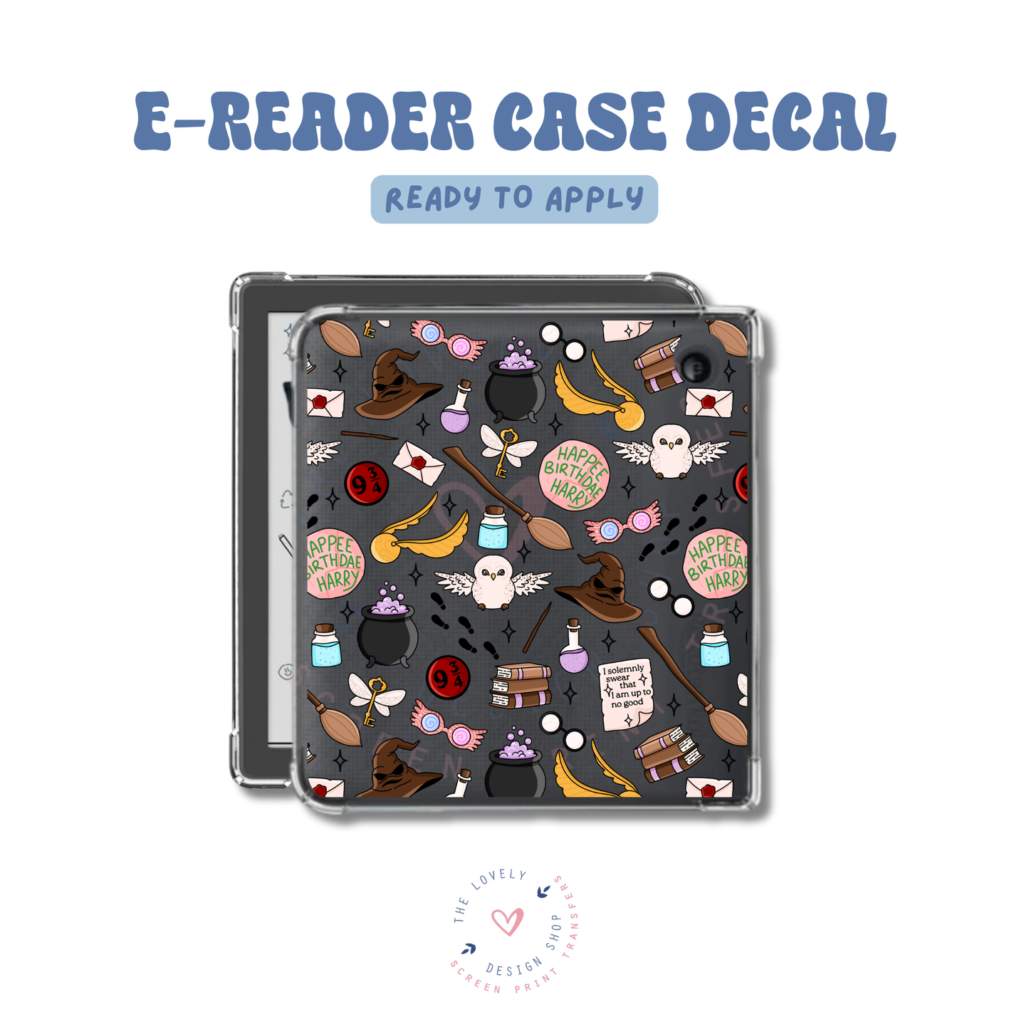 Wizard Magic - UV DTF E-Reader Decal - Apr 23