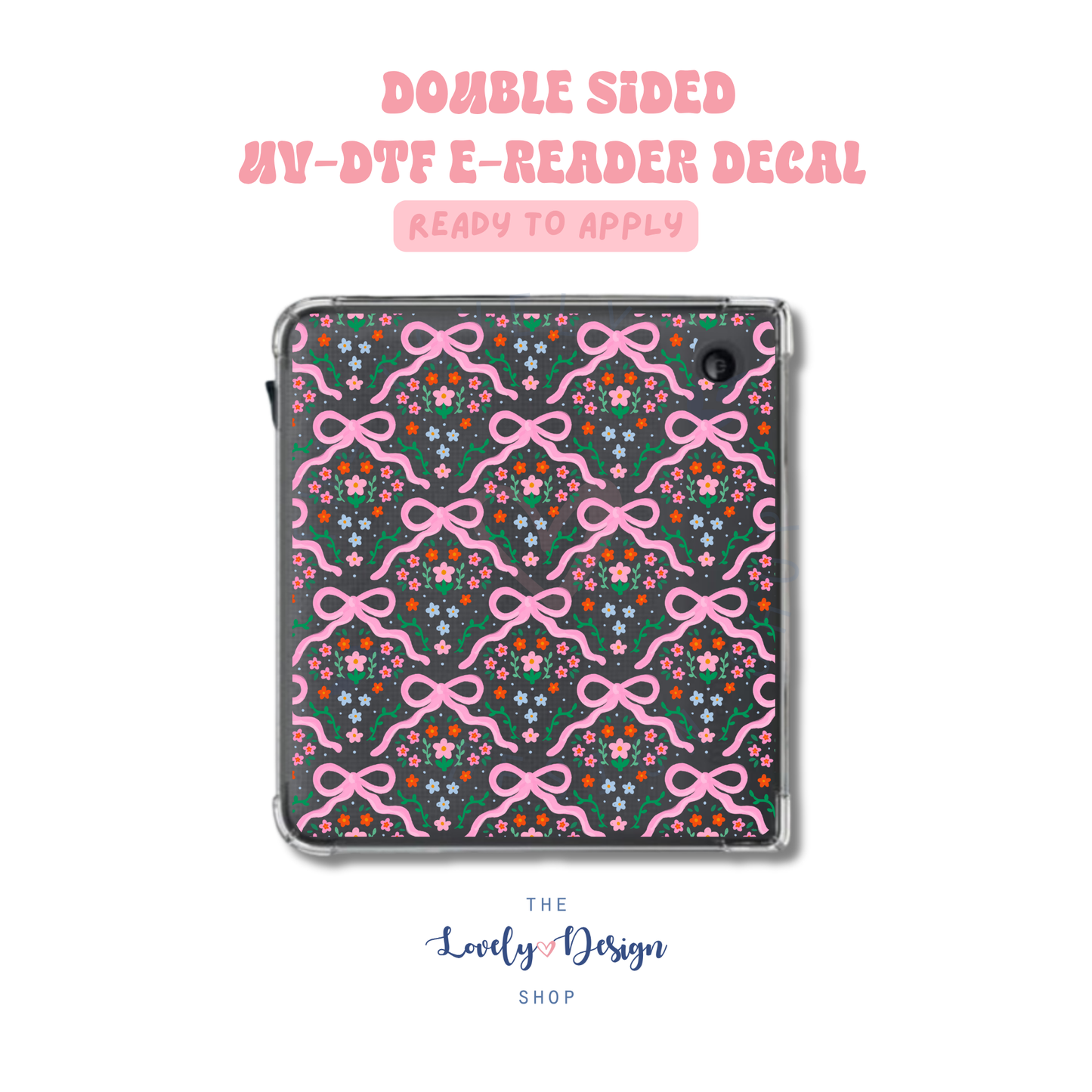 Coquette Summer - UV DTF E-Reader Decal - Aug 8