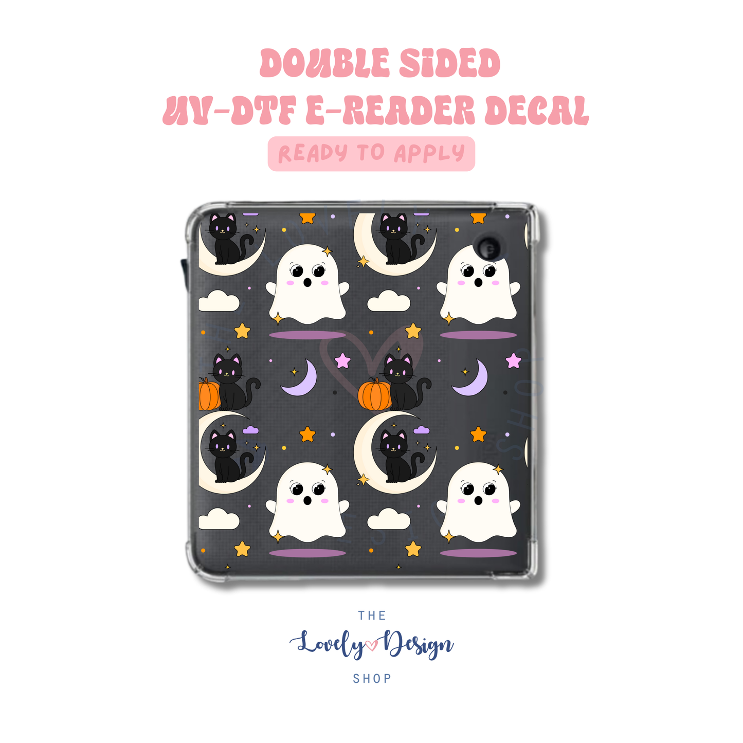 Halloween Things - UV DTF E-Reader Decal - Aug 27