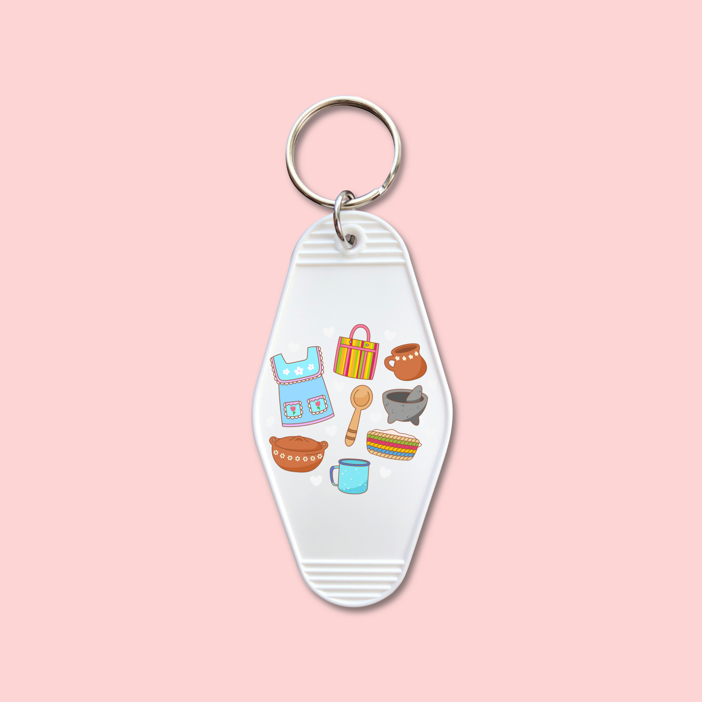 Hispanic Kitchen Elements (Set of 5) - Keychain UV DTF Decal - July 15