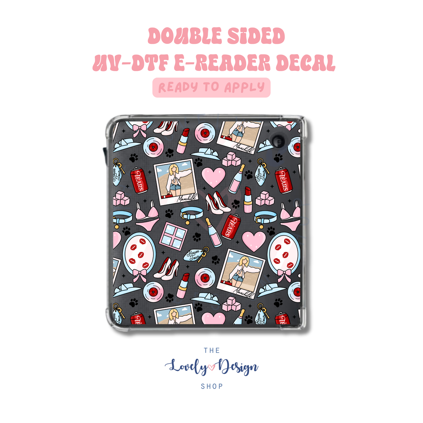 Tears - UV DTF E-Reader Decal - Sep 15