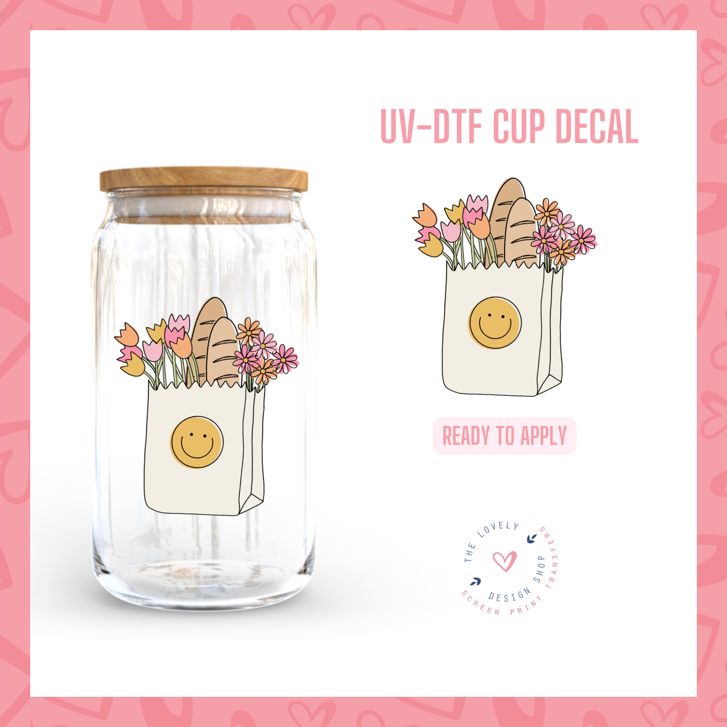 OMW To The Market - UV DTF Cup Decal - Dec 31