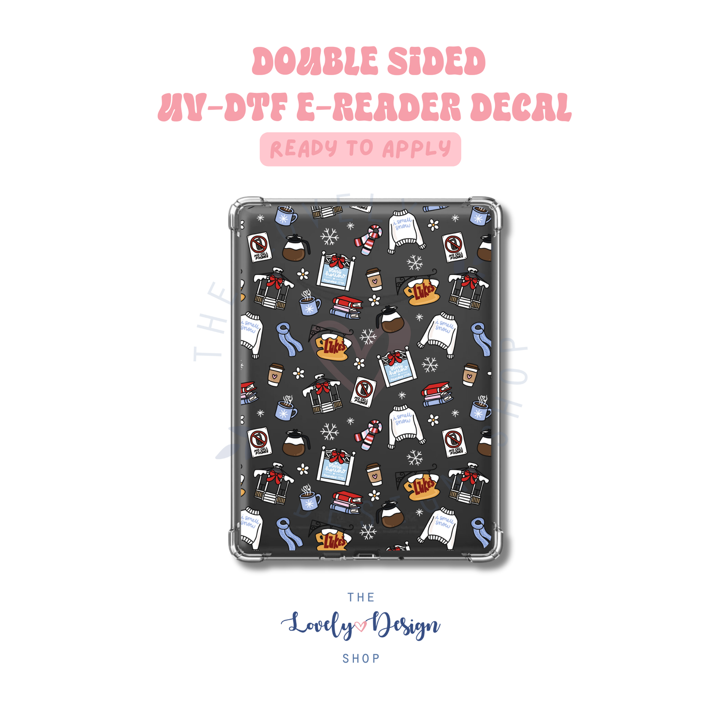 GG Show I Smell Snow - UV DTF E-Reader Decal - Sep 15