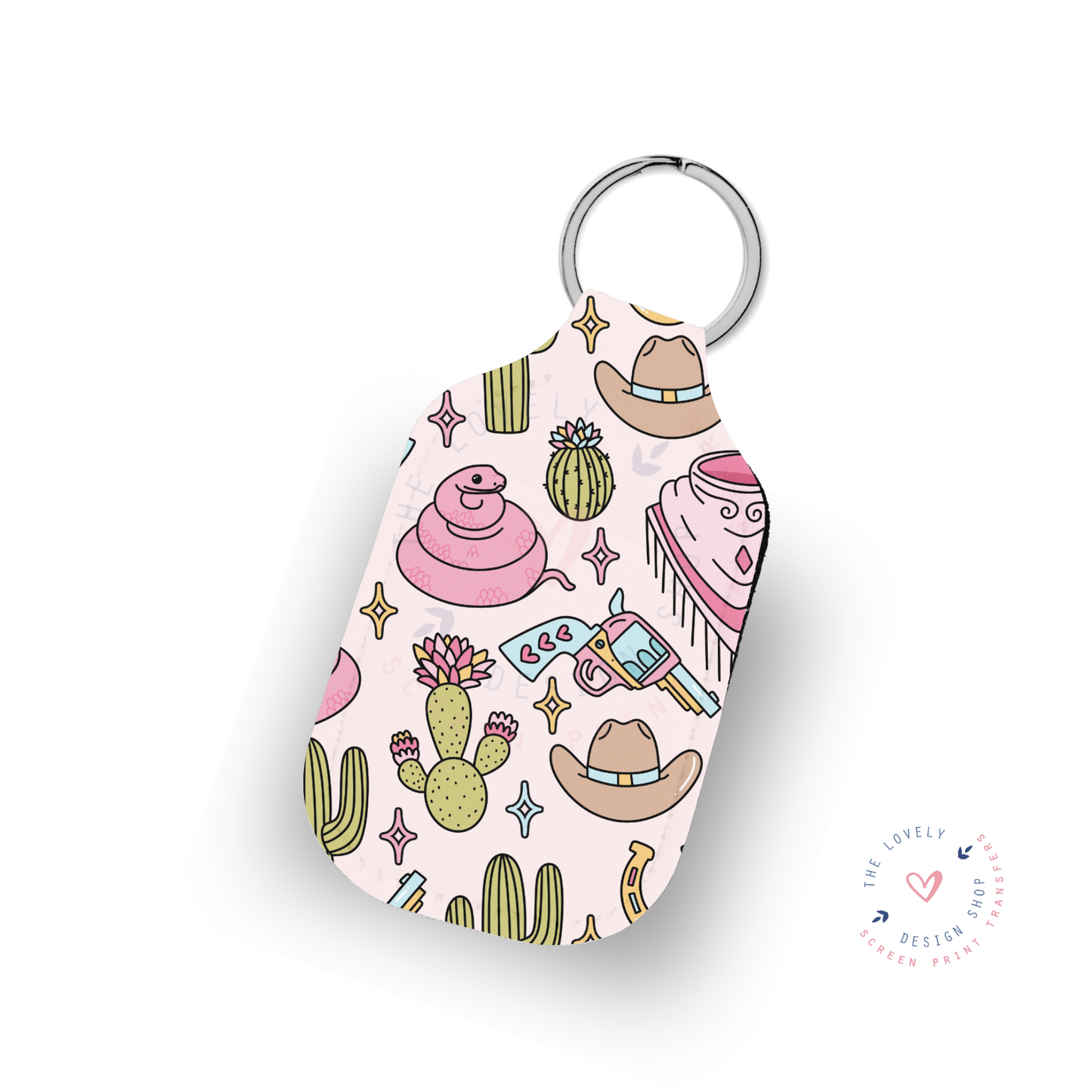 Western Girlie - Hand Sanitizer Holder (Pack of 4)