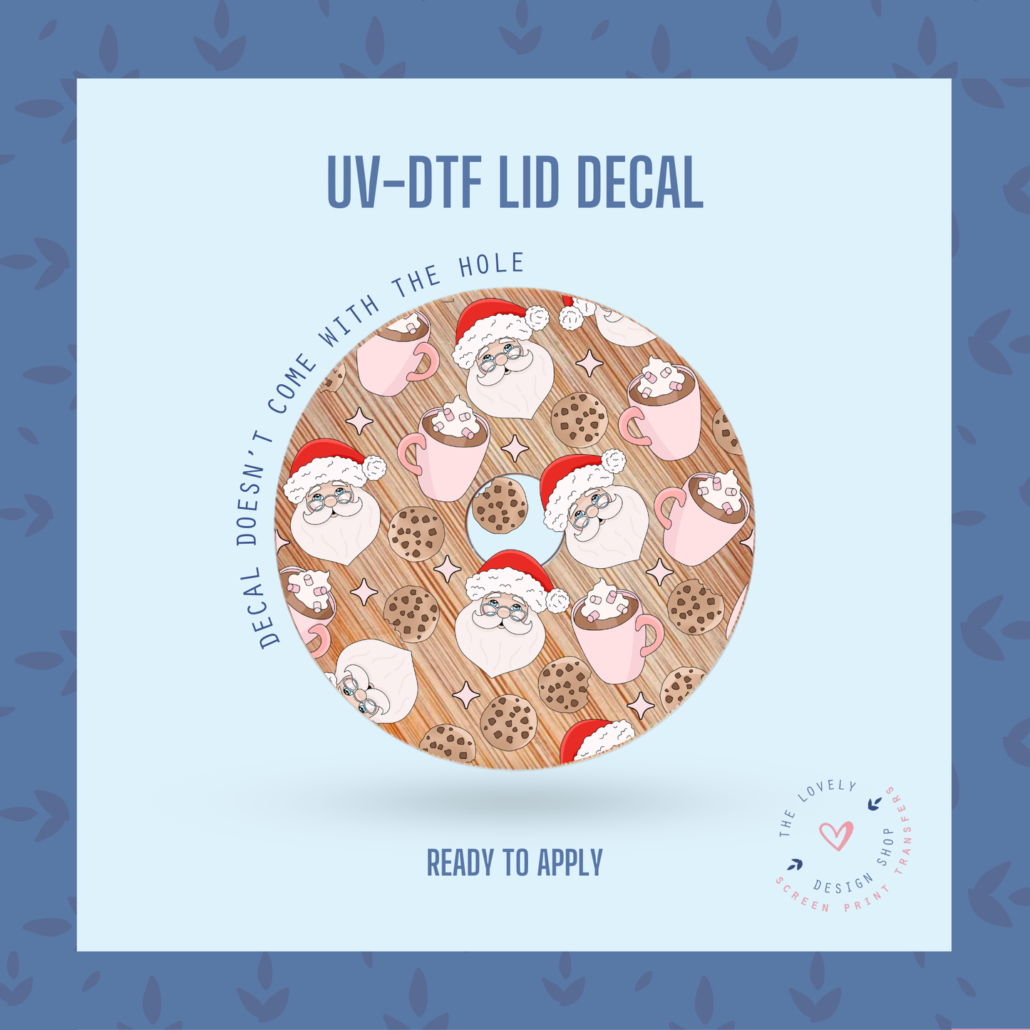 Santa Sweets - UV DTF Lid Decal - Nov 12