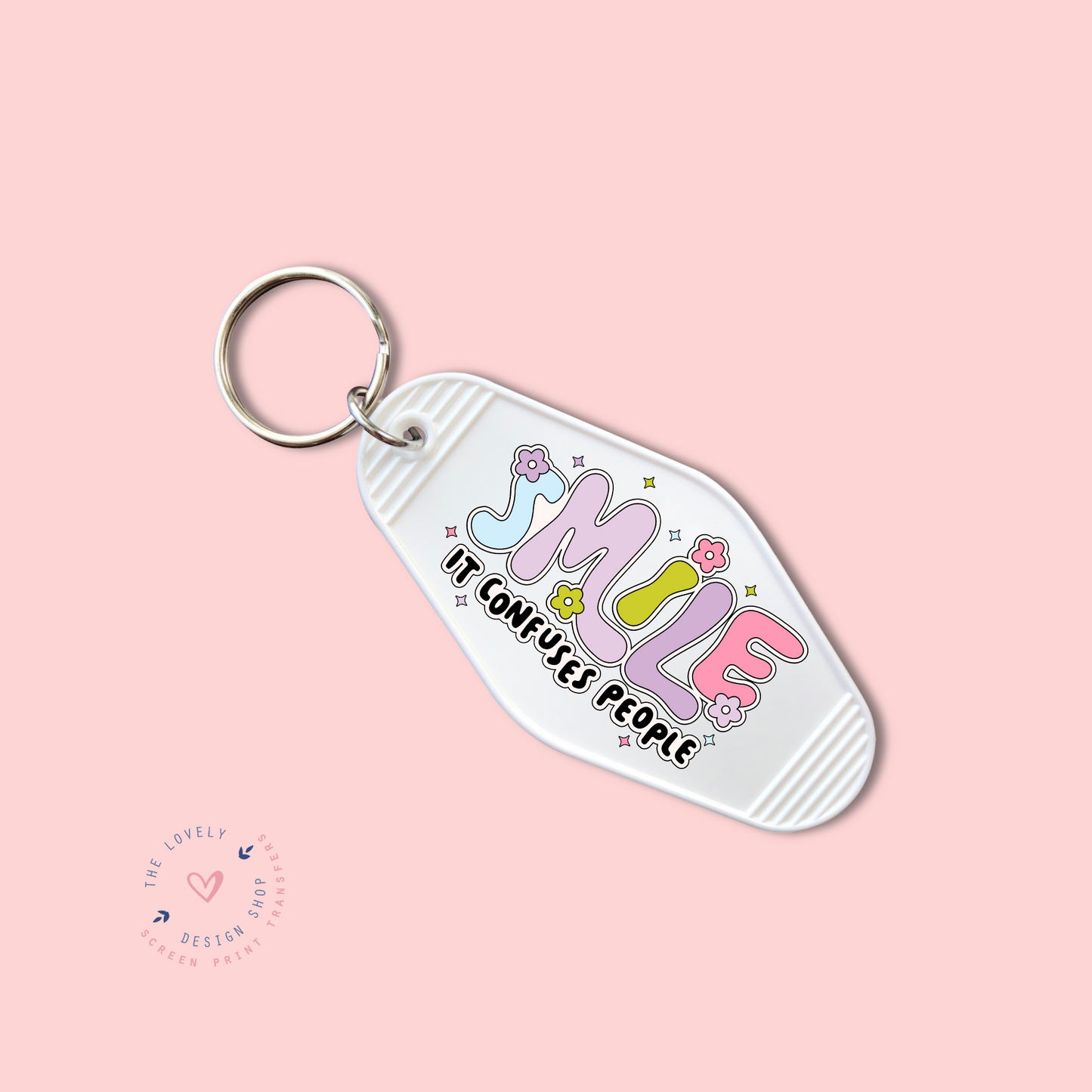Smile - Keychain UV DTF Decal - Jan 6