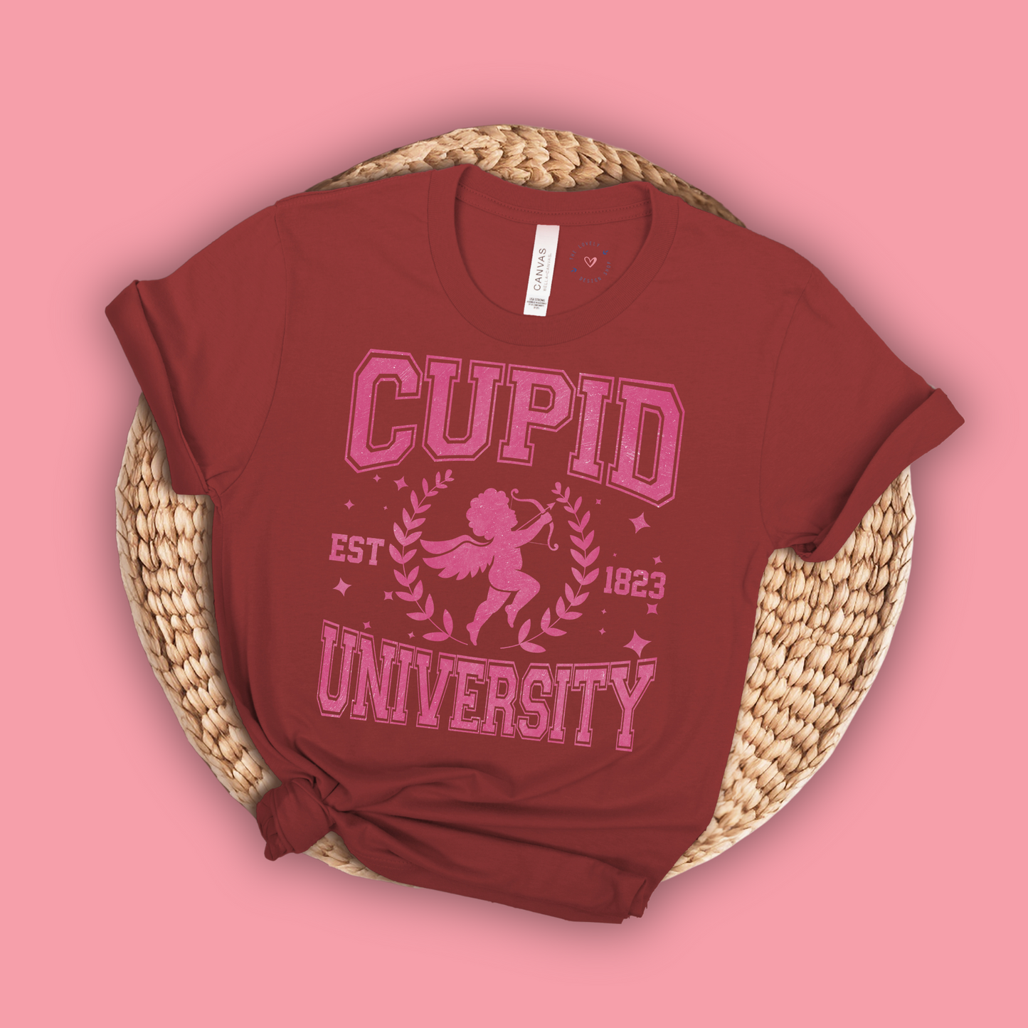 Cupid University - FULL COLOR DTF TRANSFER (Ready to Ship)