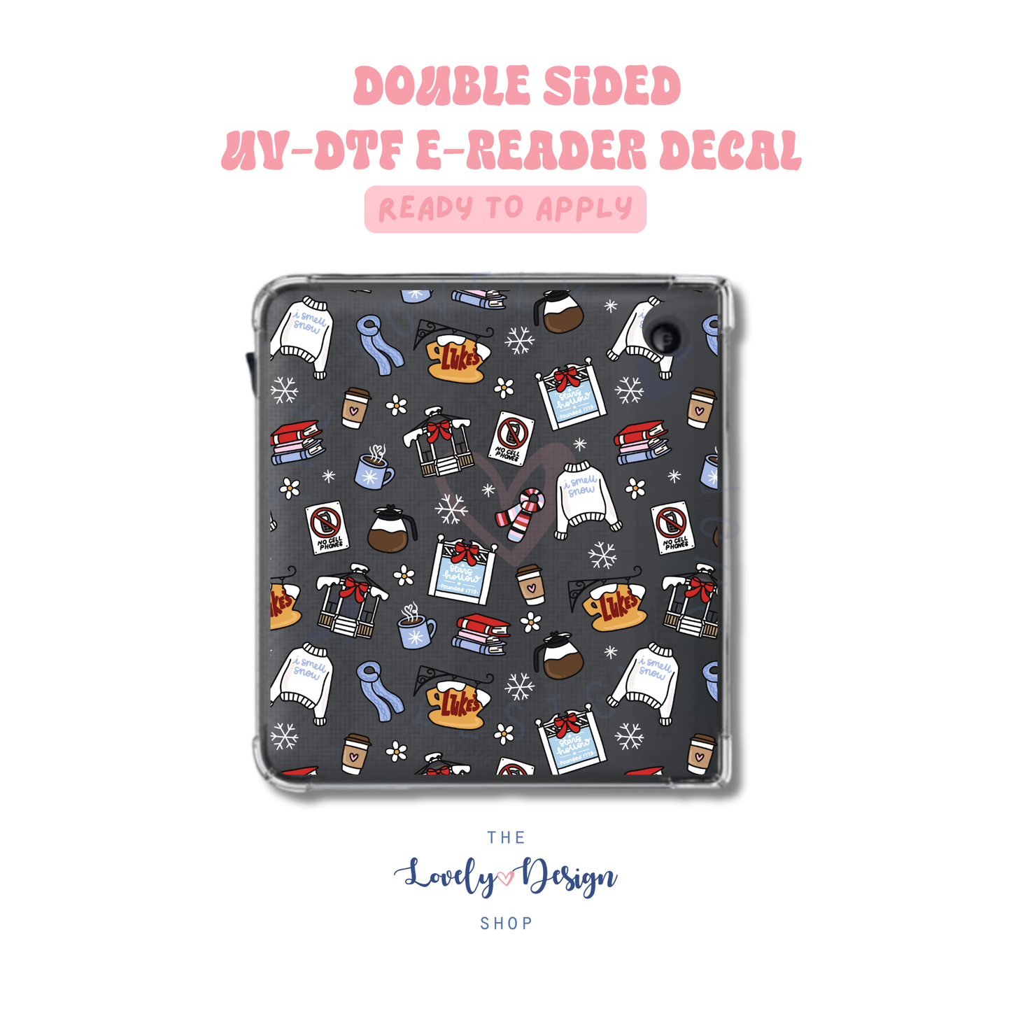 GG Show I Smell Snow - UV DTF E-Reader Decal - Sep 15