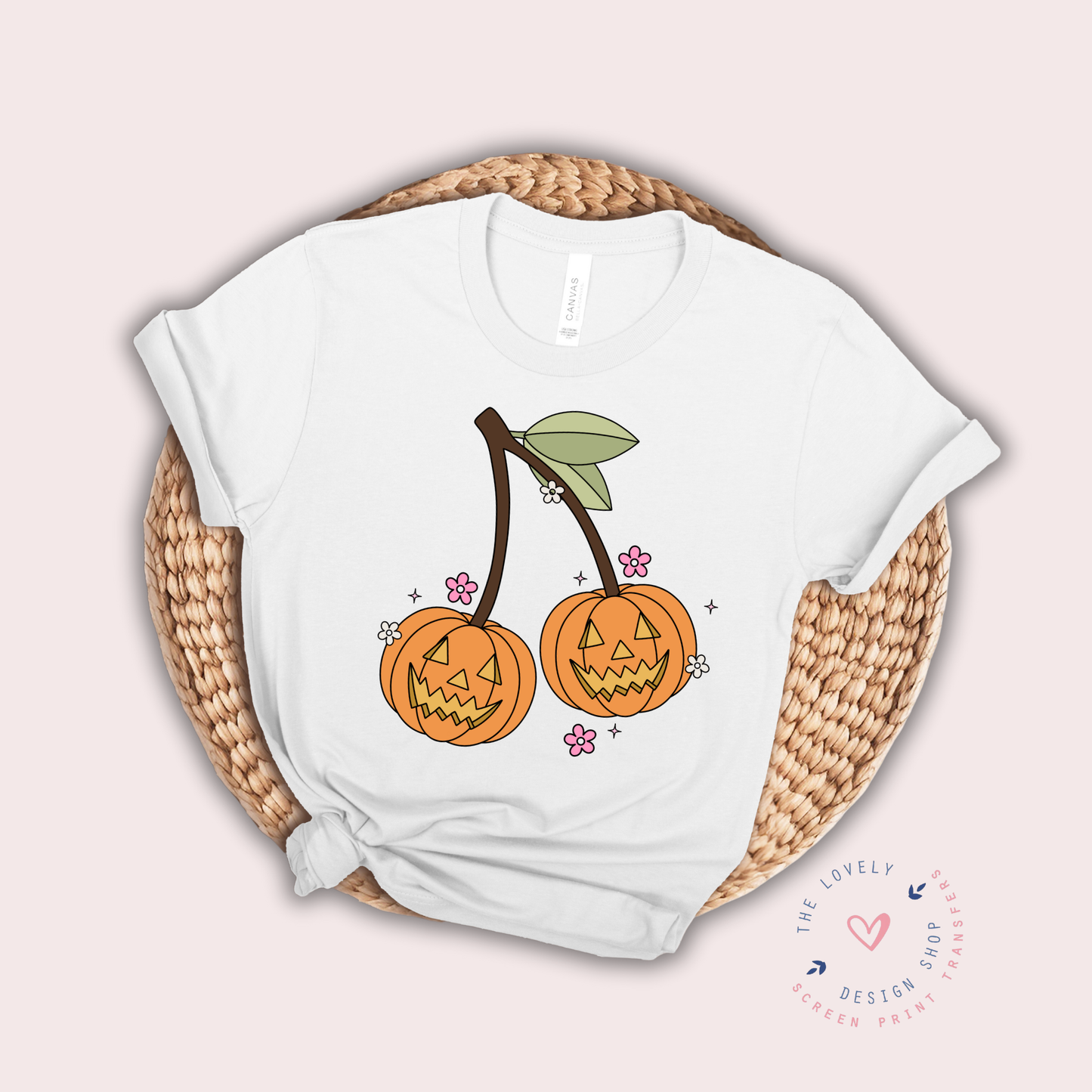 Halloween Cherries - FULL COLOR DTF TRANSFER (PRE ORDER - SHIPS SEP 16TH - SEP 20TH)