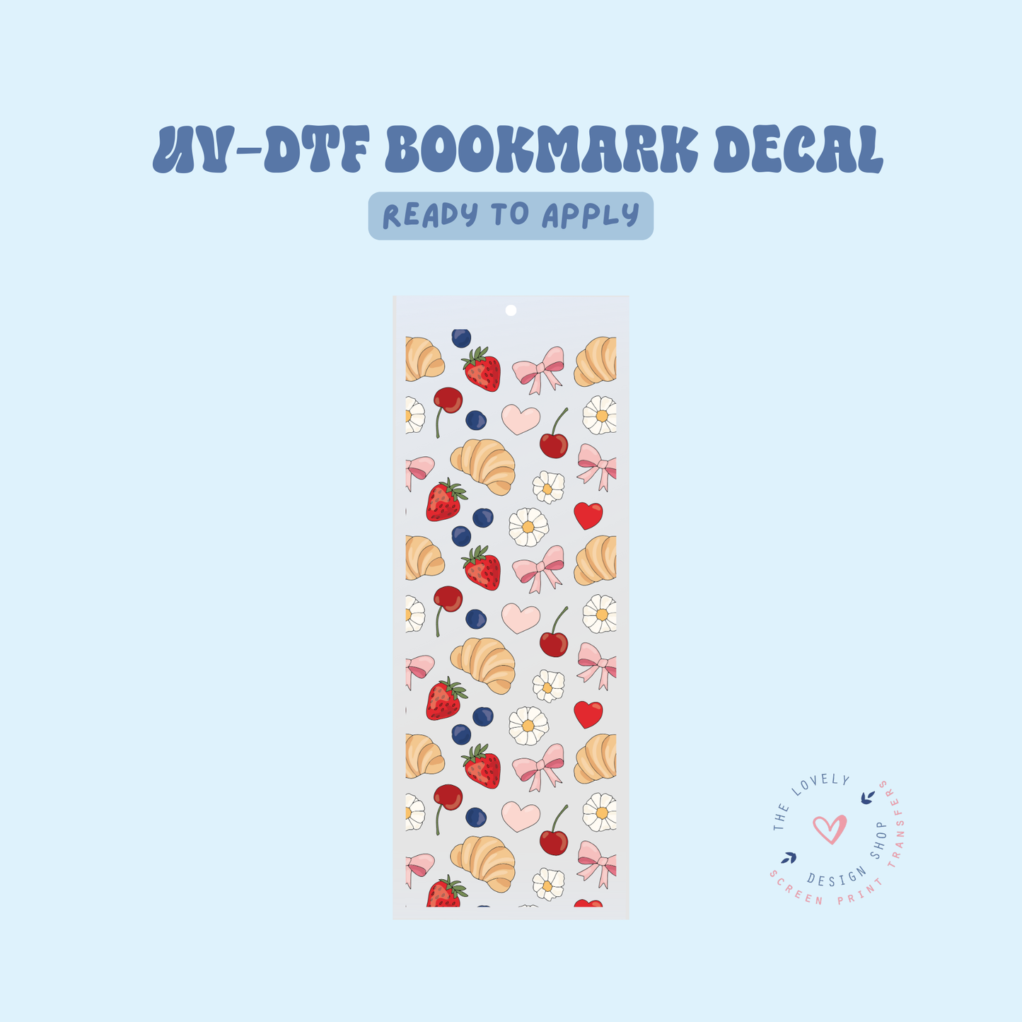 A Pretty Life - UV DTF Bookmark Decal - Feb 19