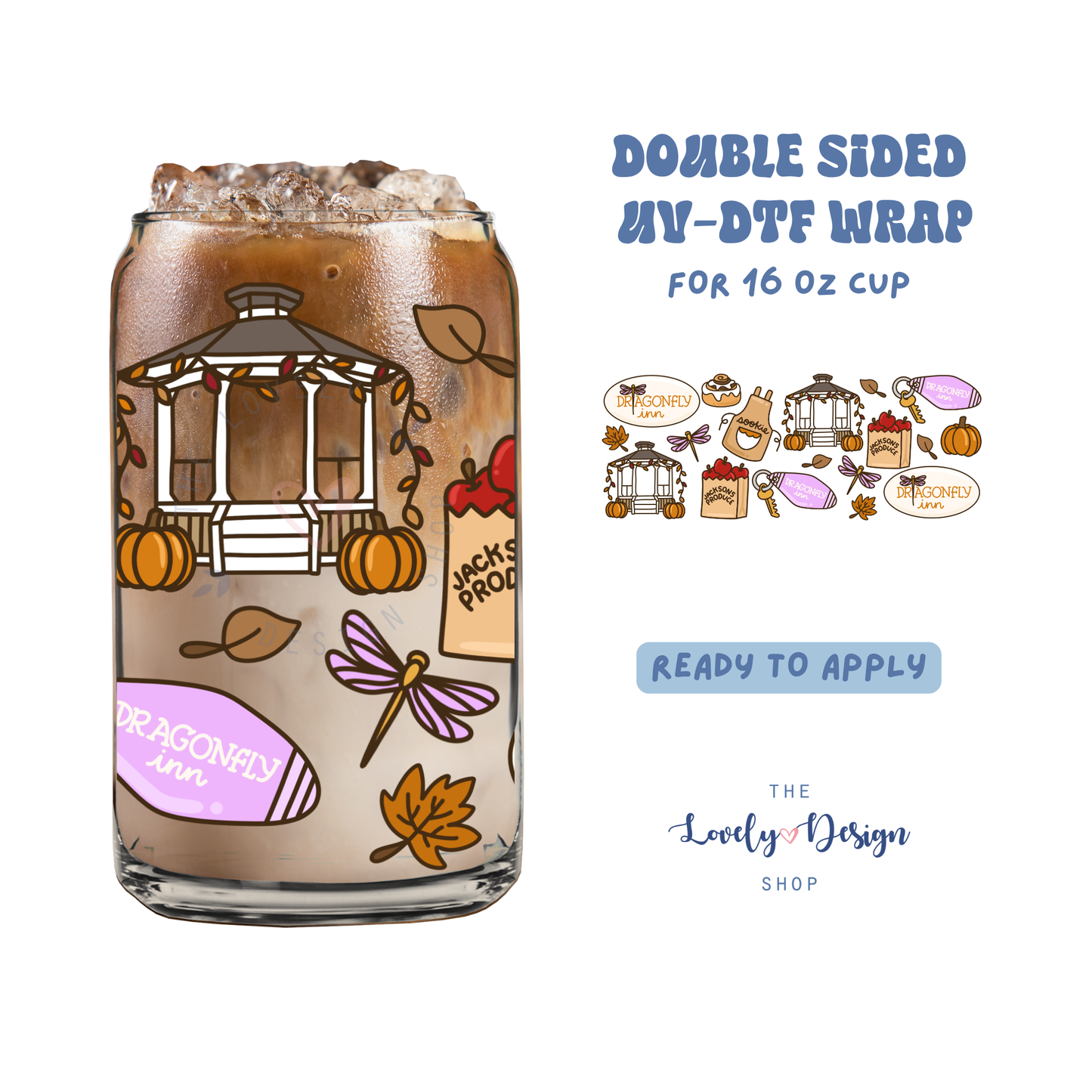 GG Inn - UV DTF 16 oz Libbey Cup Wrap - July 24