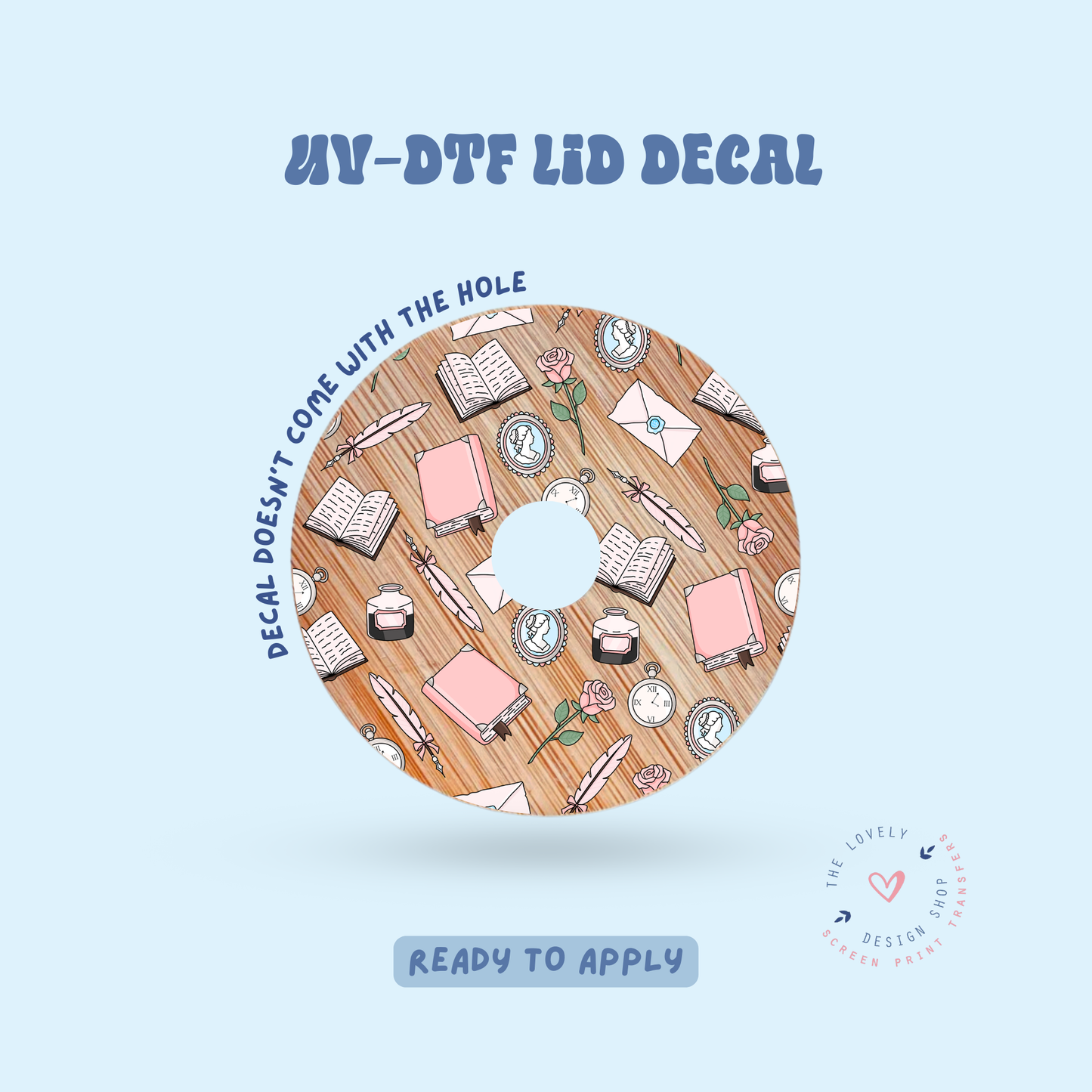 Historical Romance - UV DTF Lid Decal - Jan 27