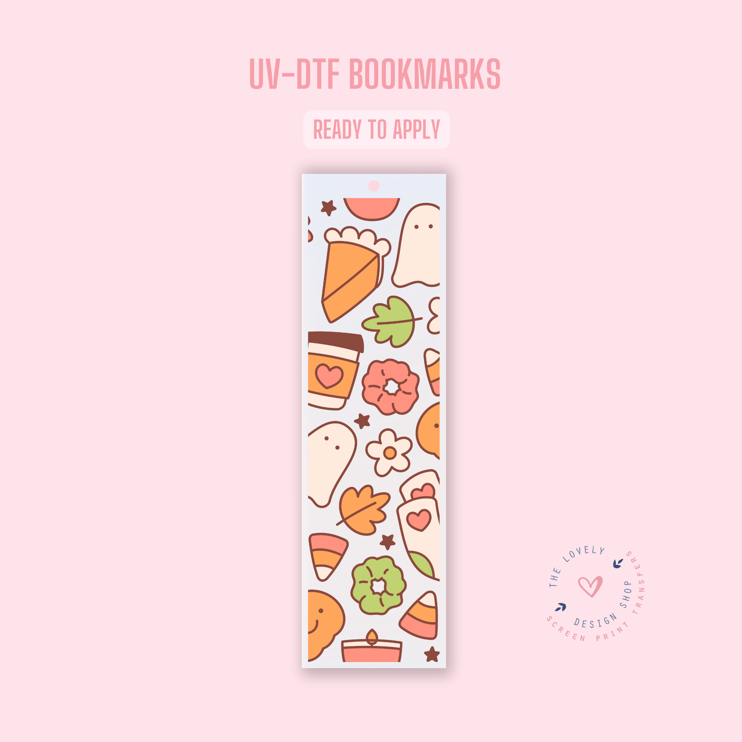 Cozy Halloween - UV DTF Bookmark Decal - Aug 19
