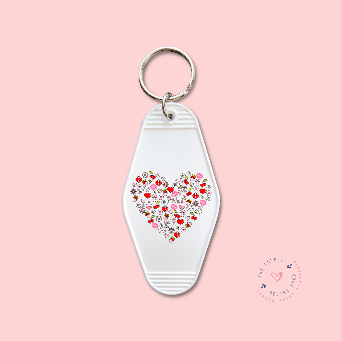 Valentine Heart - Keychain UV DTF Decal - Jan 6