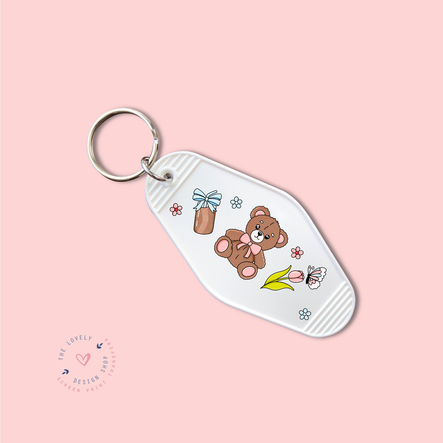 Beary Cute - Keychain UV DTF Decal - Dec 23