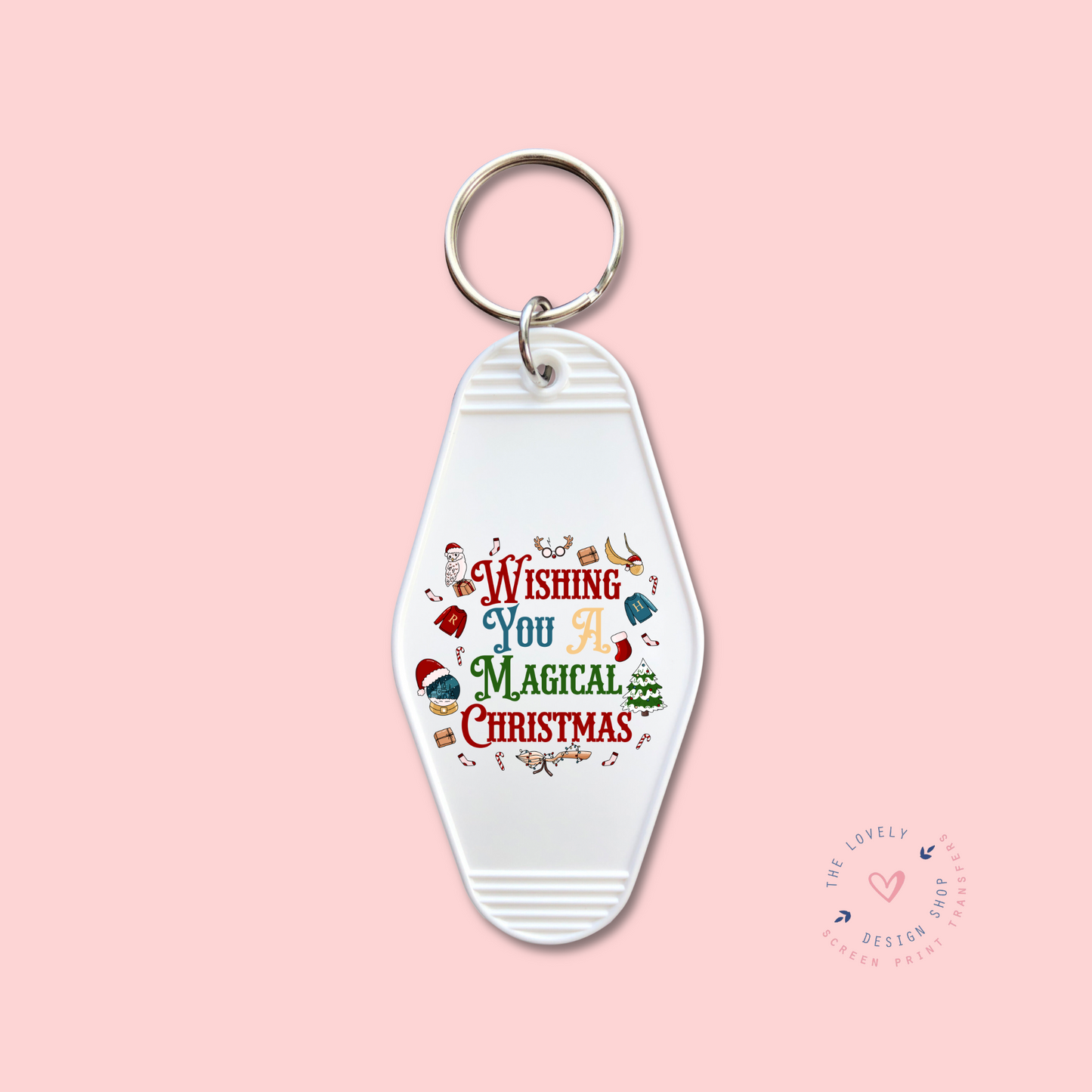 Wishing You A Magical Christmas - Keychain UV DTF Decal - Dec 16
