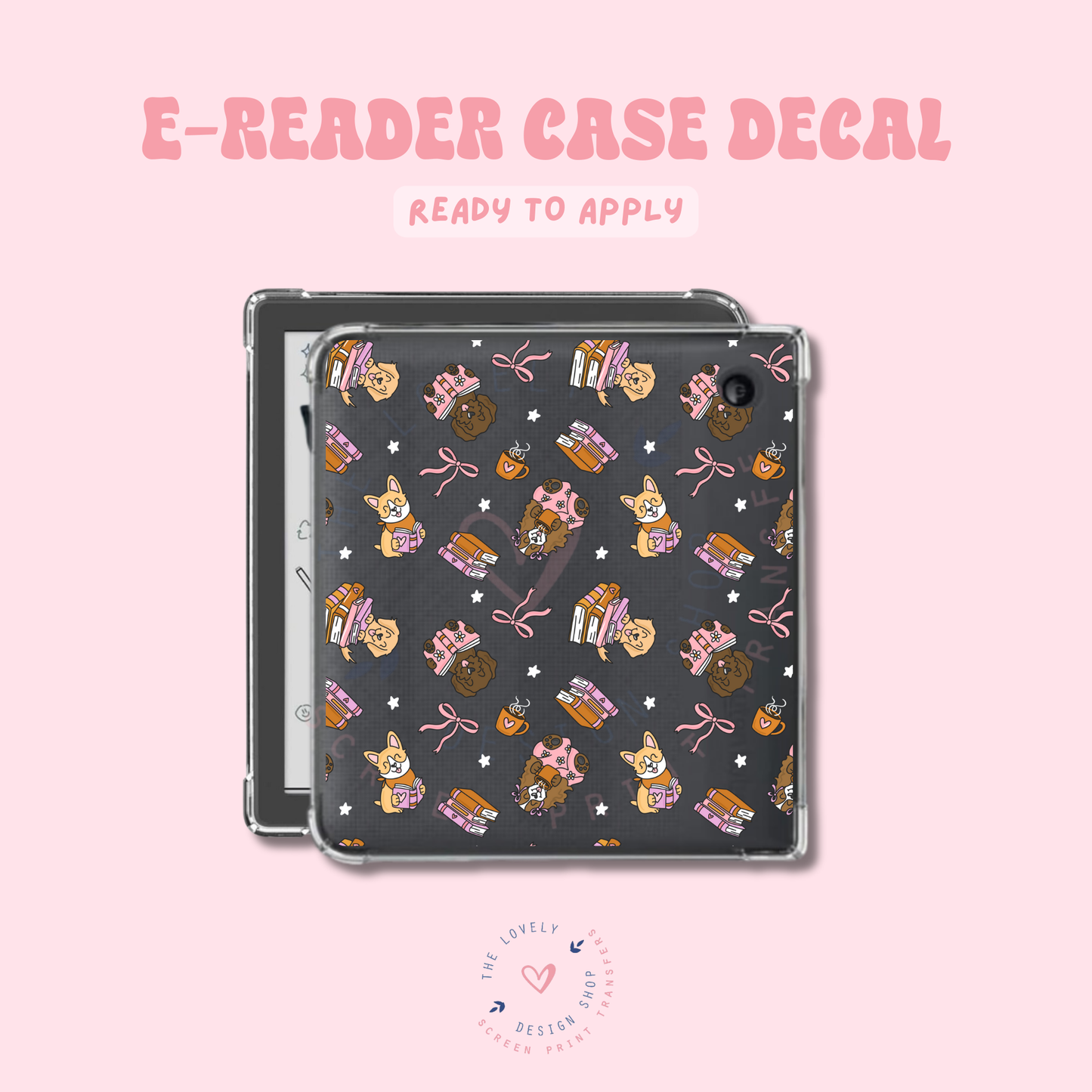 Cozy Pups - UV DTF E-Reader Decal - Jan 27