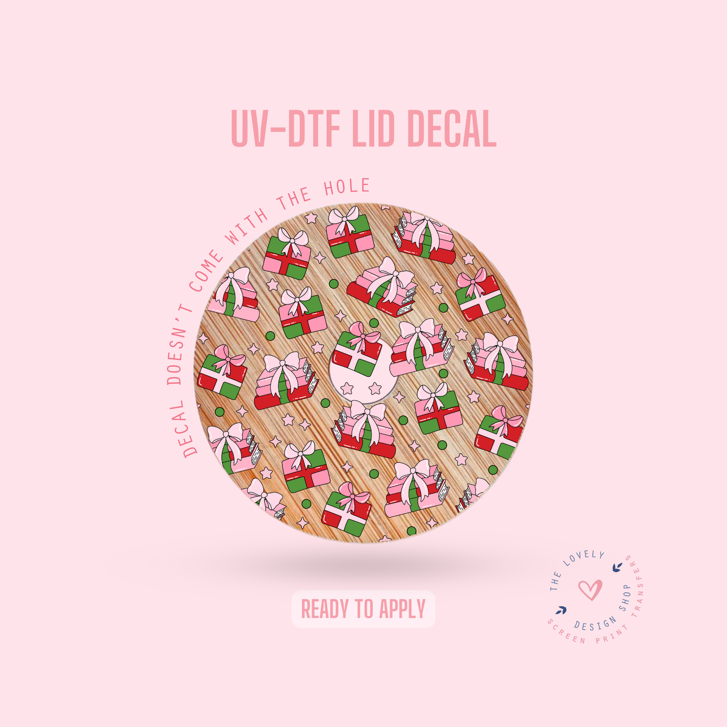 Christmas Presents - UV DTF Lid Decal - Sep 23