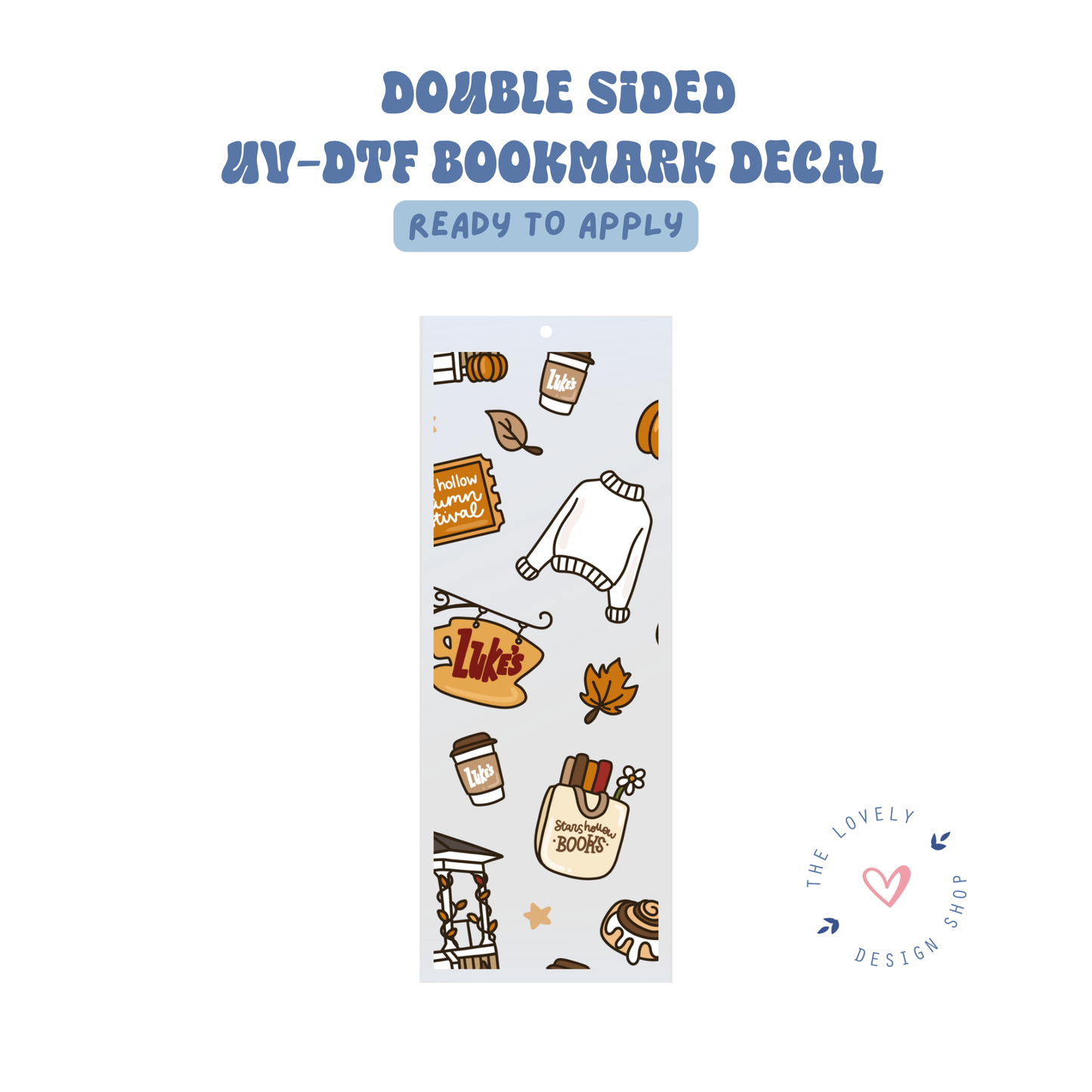 GG Show Autumn Festival - UV DTF Bookmark Decal - Aug 8