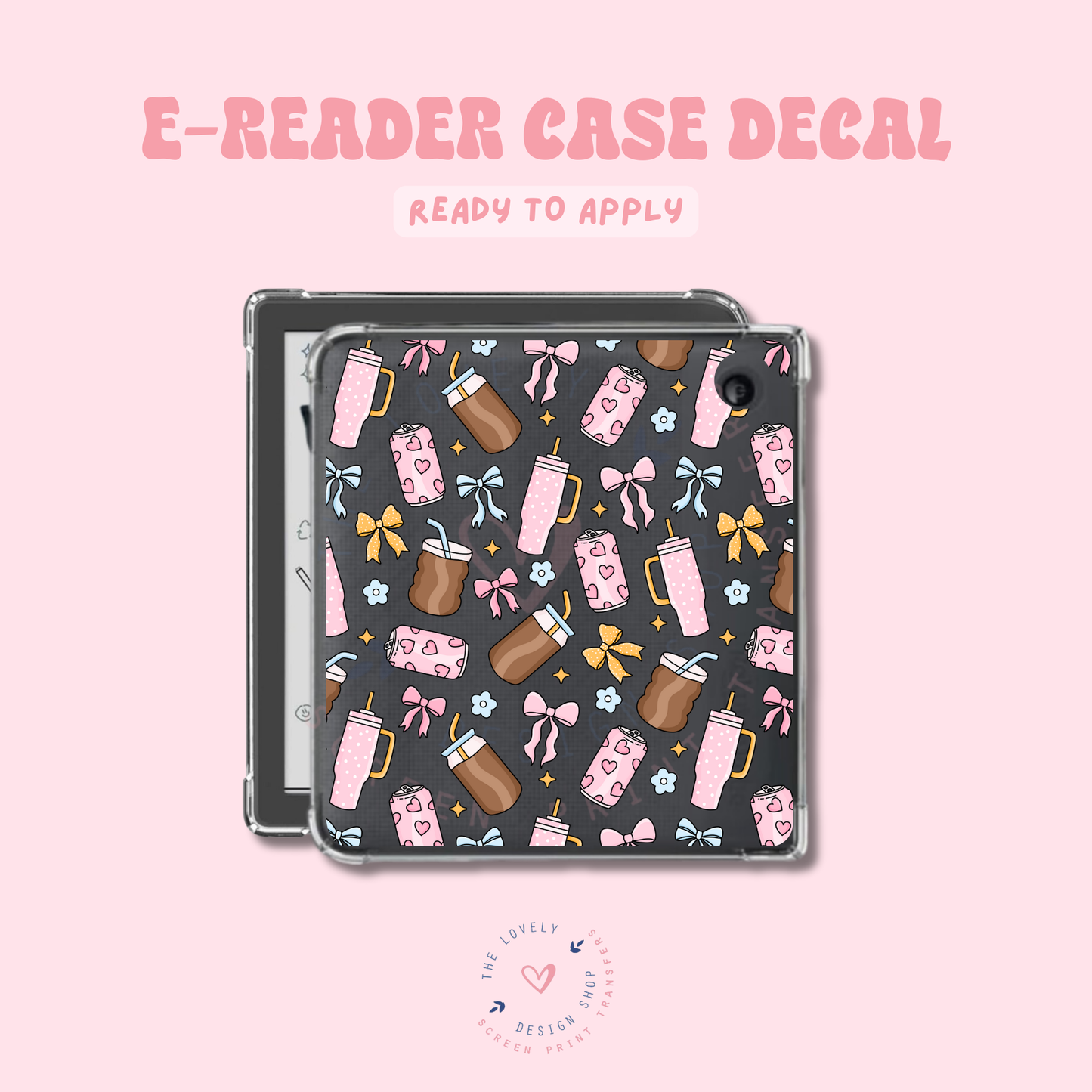 Drinks - UV DTF E-Reader Decal - May 2