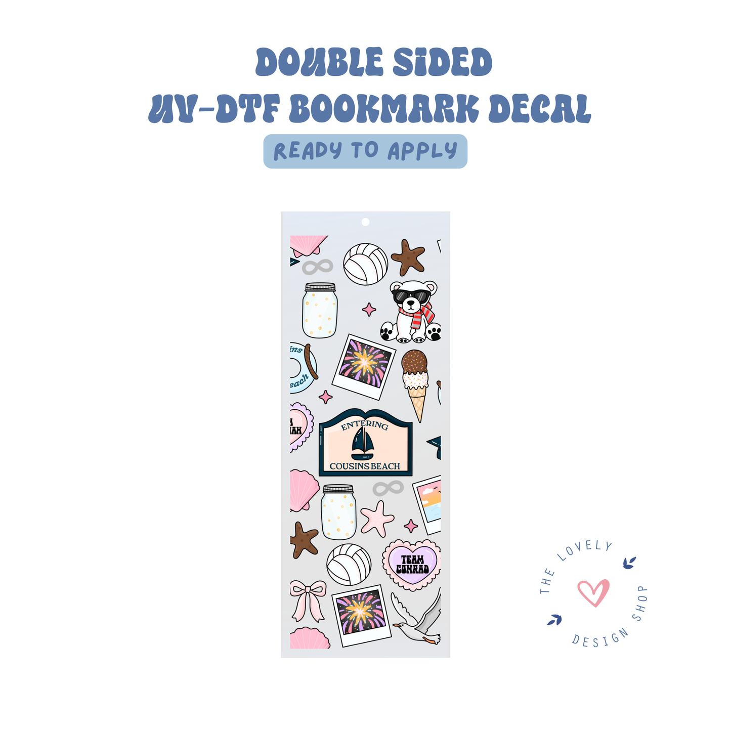 TSITP - UV DTF Bookmark Decal - Aug 8