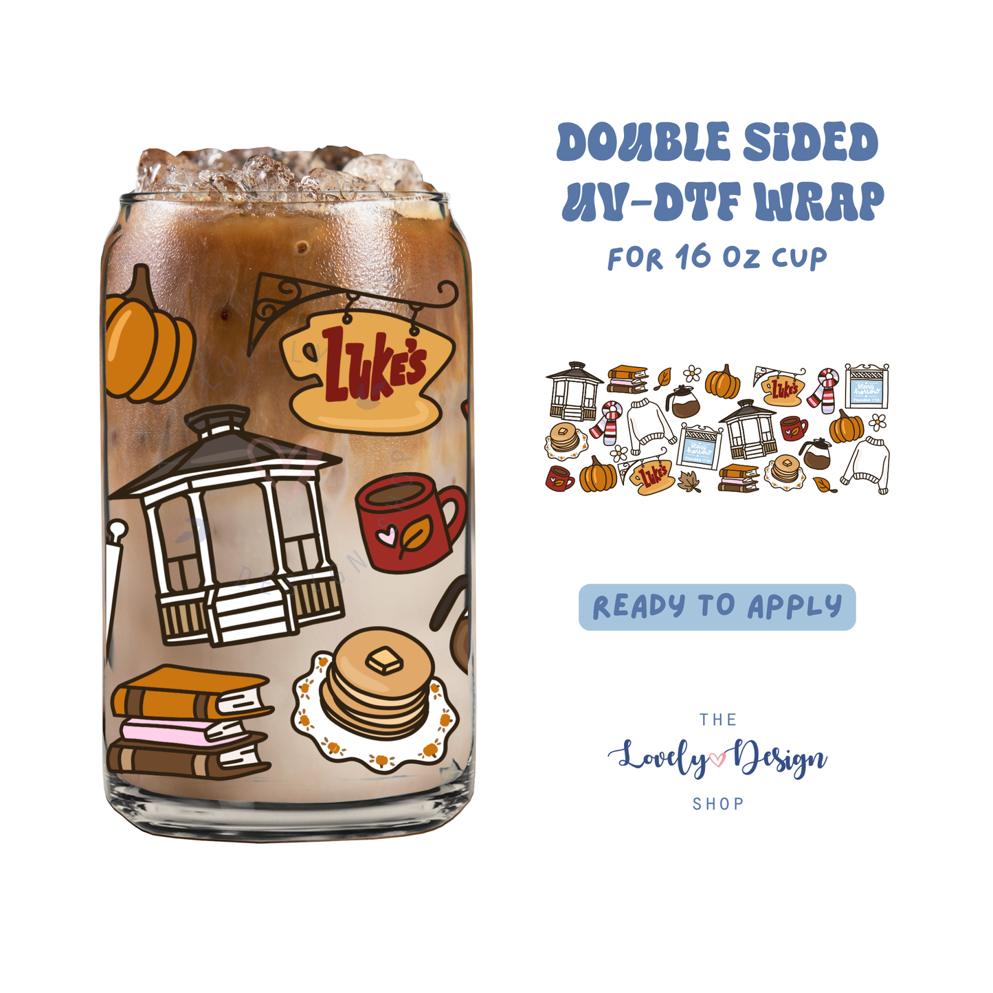 Fall GG Show - UV DTF 16 oz Libbey Cup Wrap - Aug 8