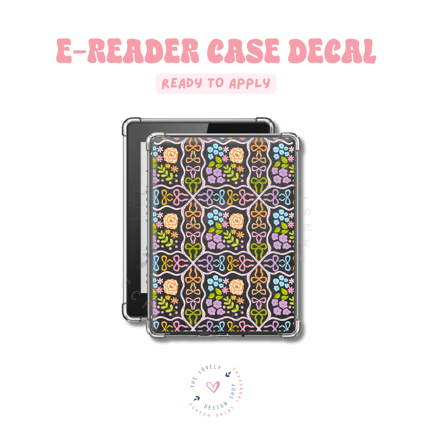 Colorful Pattern - UV DTF E-Reader Decal - Apr 23