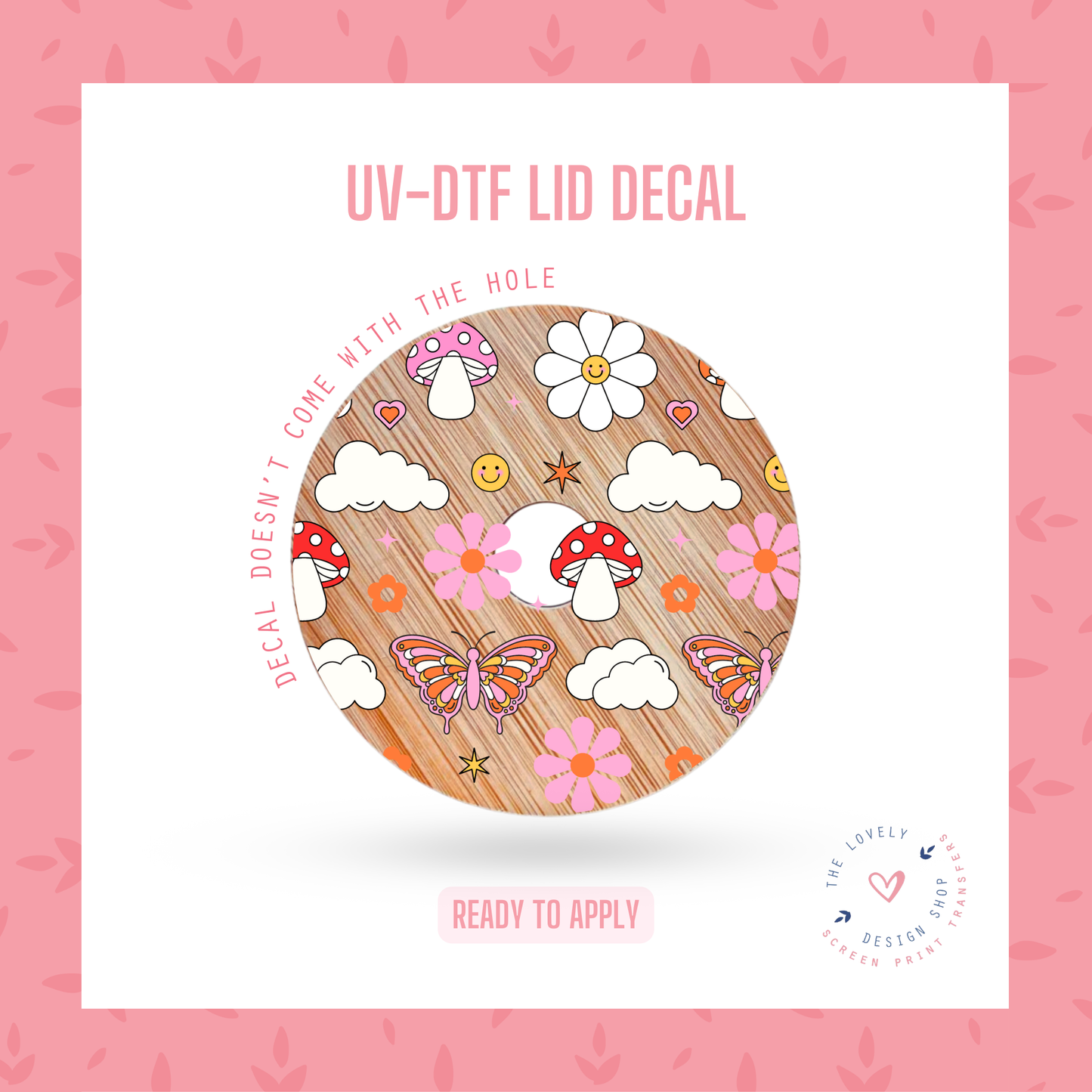 Groovy Cuties - UV DTF Lid Decal - Aug 19