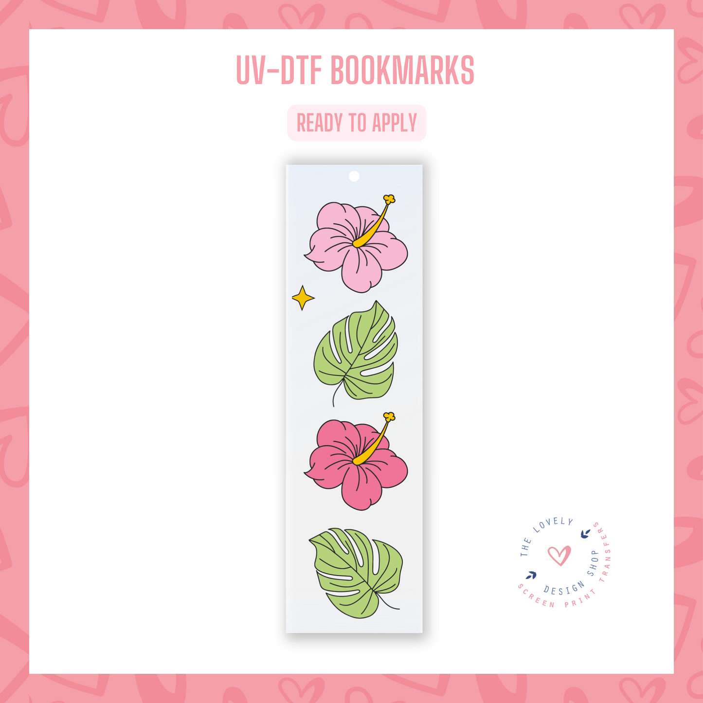 Aloha - UV DTF Bookmark Decal (Ready to Ship) May 13