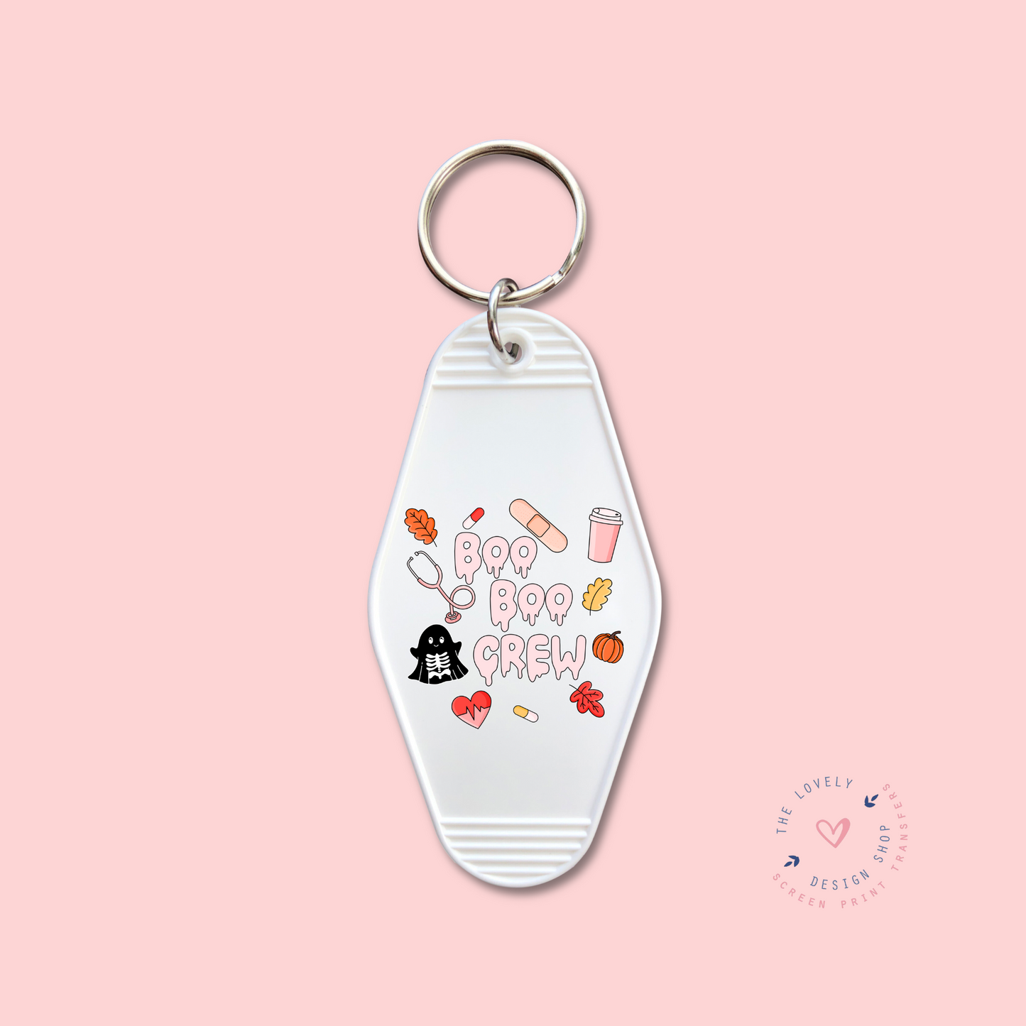 Boo Boo Crew - Keychain UV DTF Decal - Aug 12