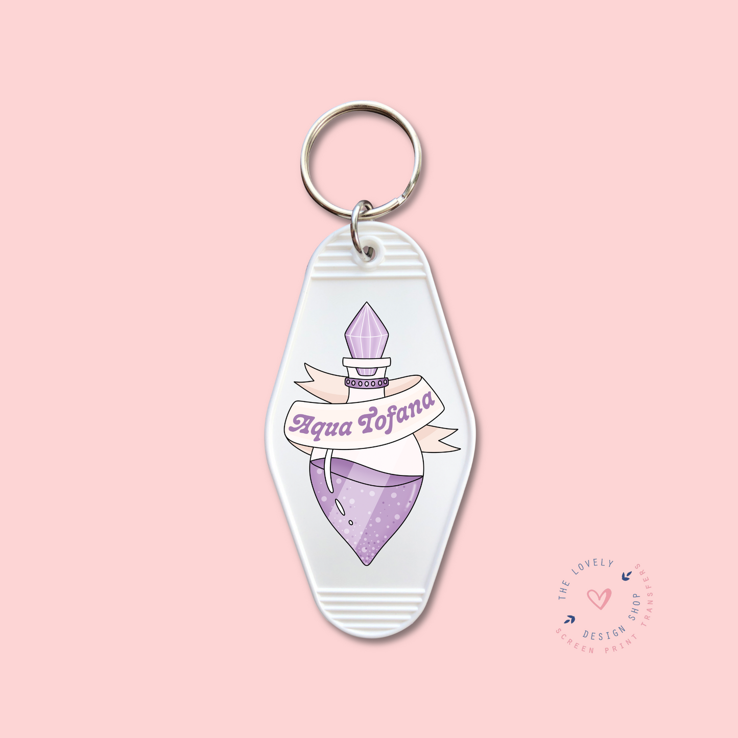 Aqua Tofana - Keychain UV DTF Decal - Dec 2
