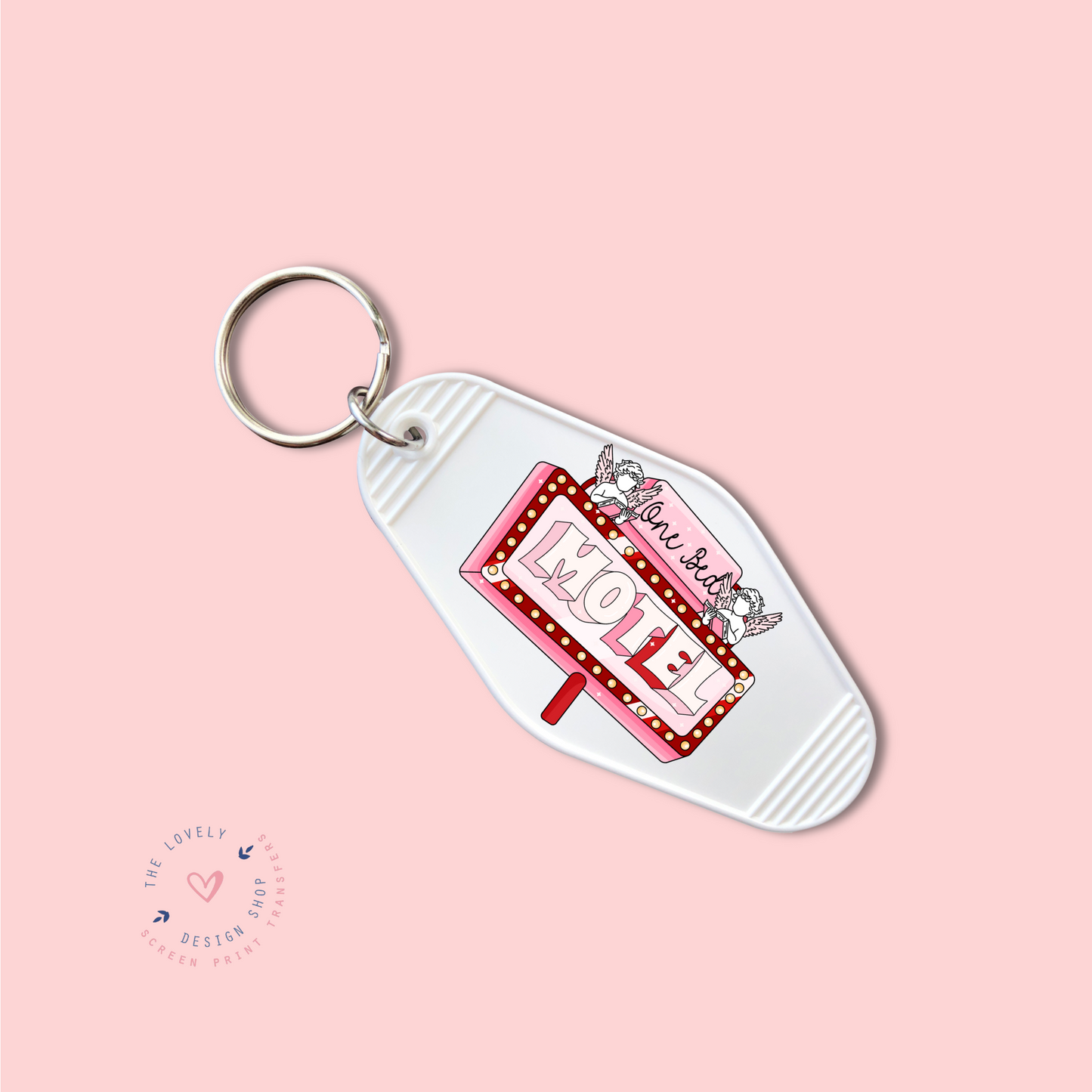 One Bed Motel - Keychain UV DTF Decal - Jan 6