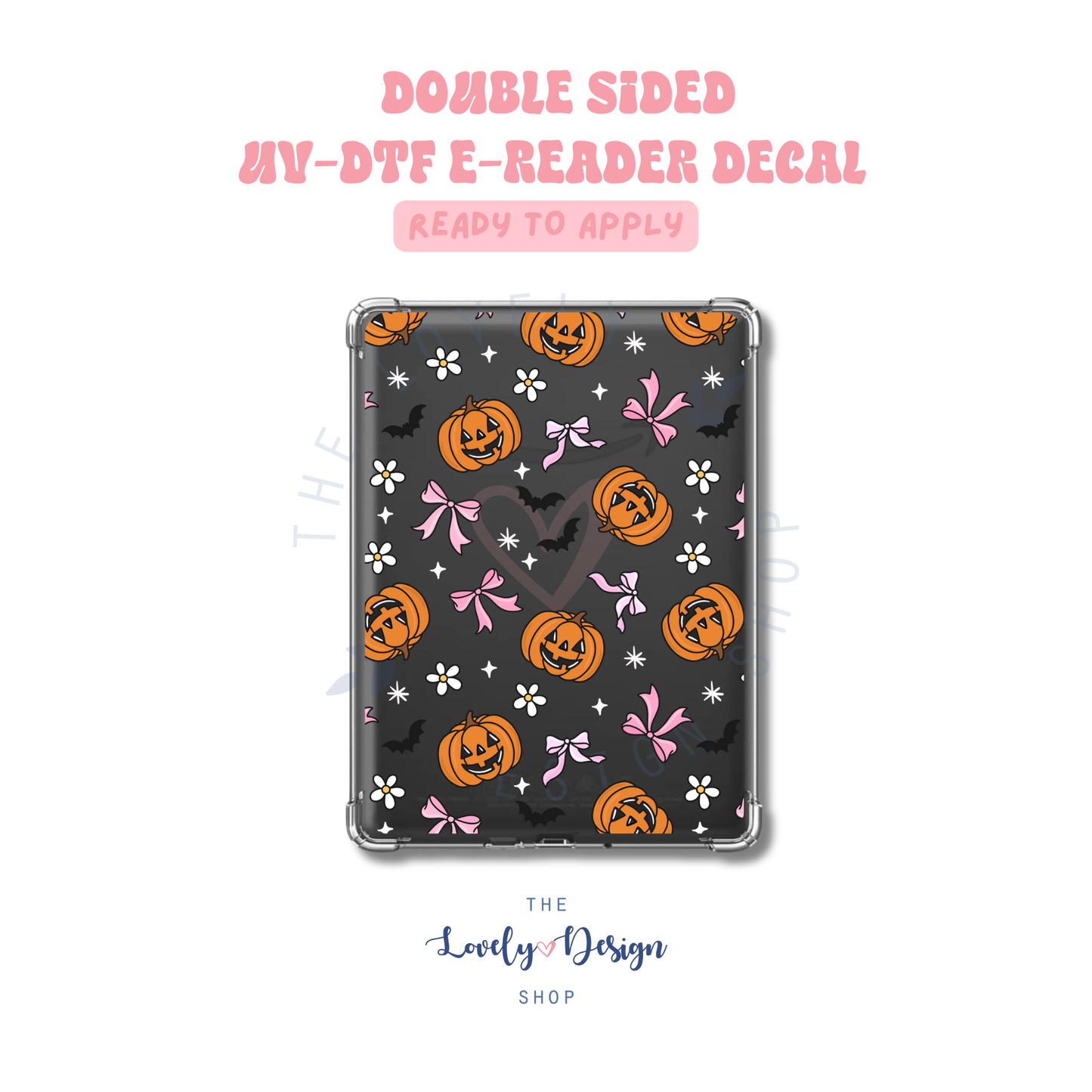 Halloween - UV DTF E-Reader Decal - Aug 8