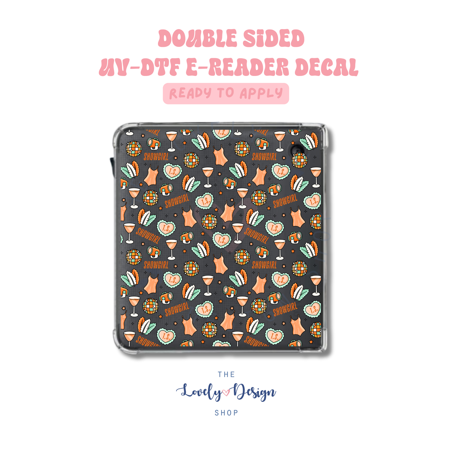 Showgirl Era - UV DTF E-Reader Decal - Aug 8
