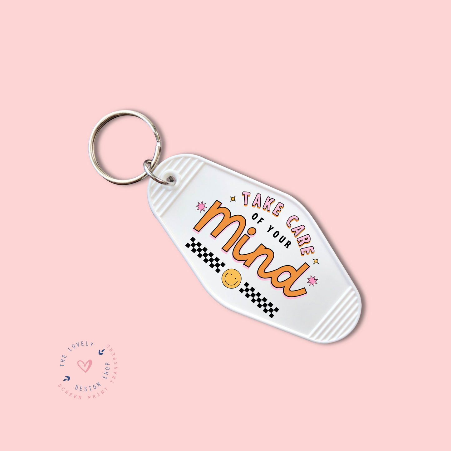 Take Care Of Your Mind - Keychain UV DTF Decal - Nov 12