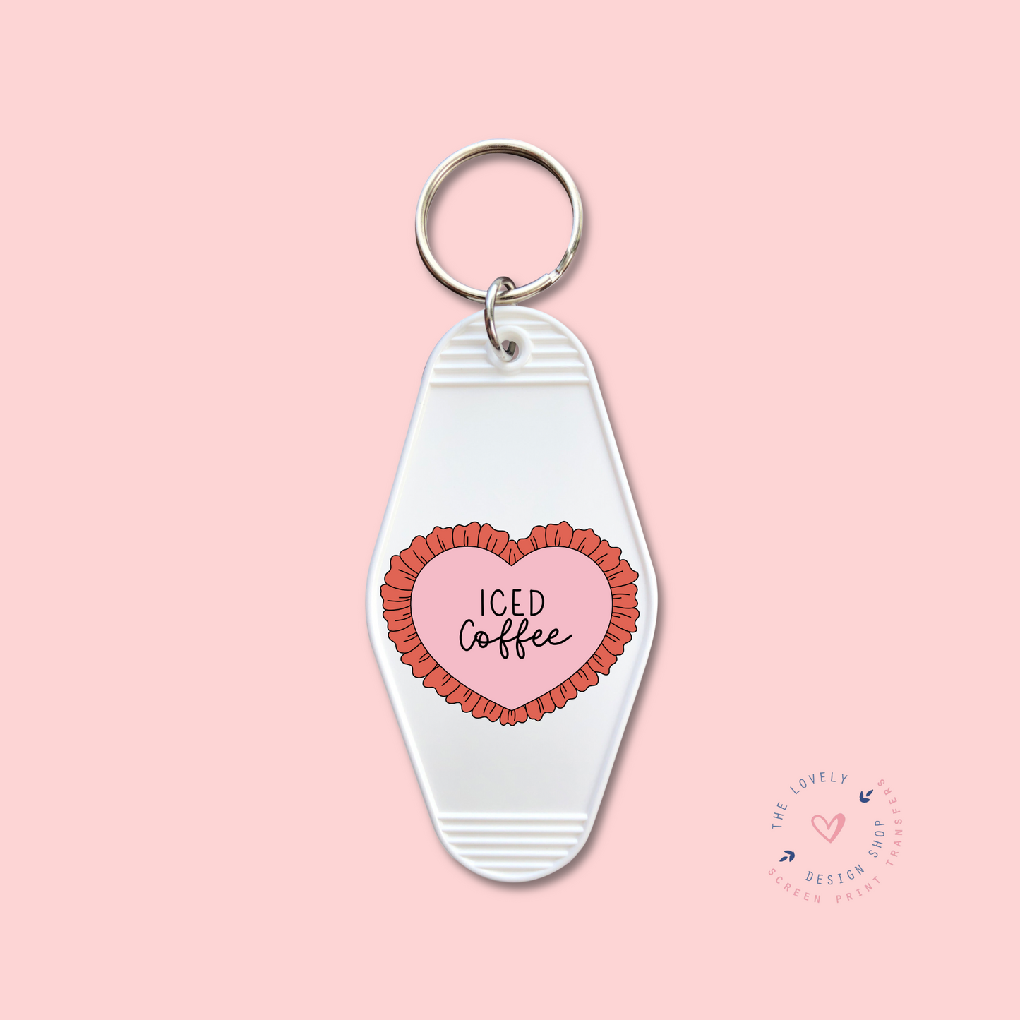 Iced Coffee - Keychain UV DTF Decal - Dec 31