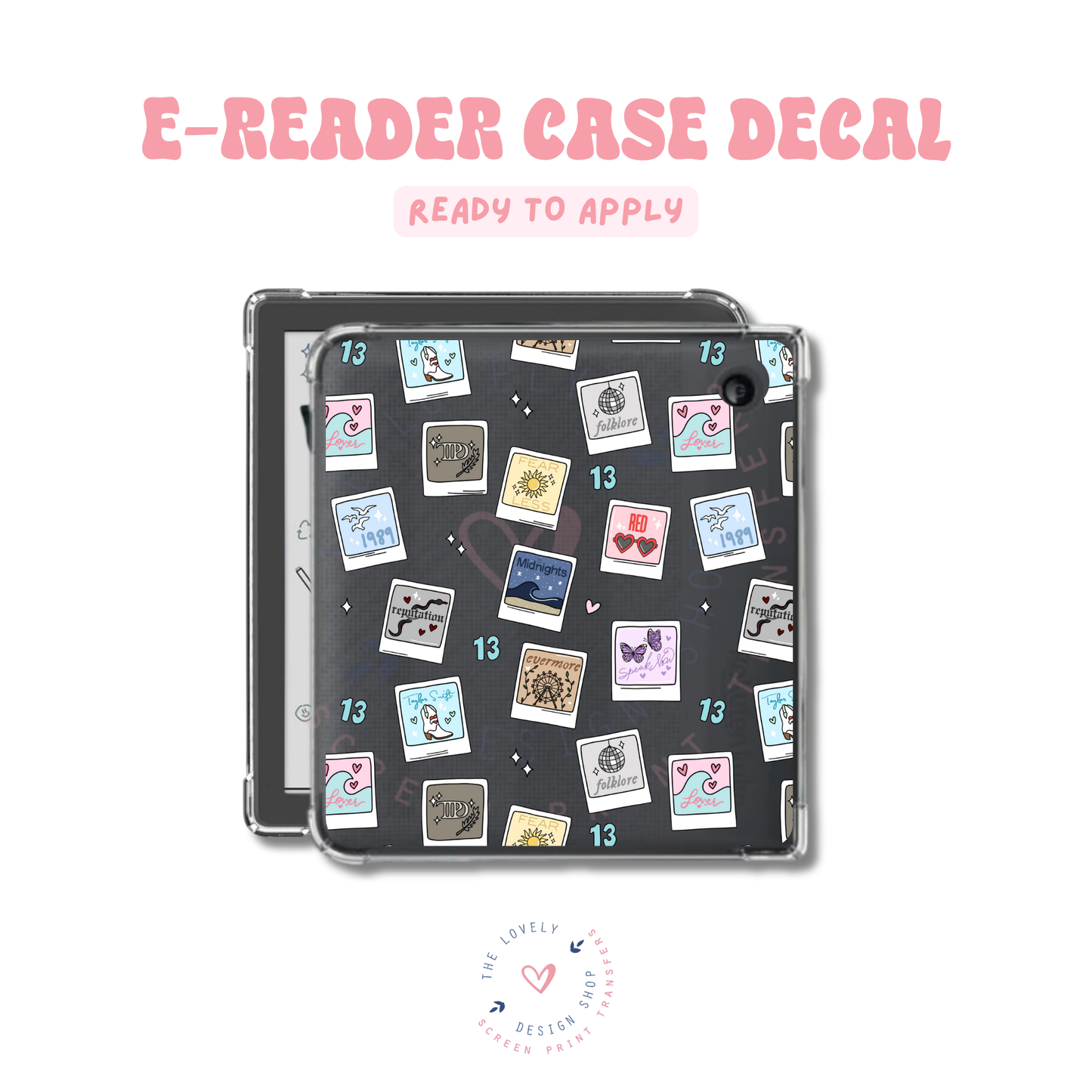 Eras Polaroids - UV DTF E-Reader Decal - Jan 27