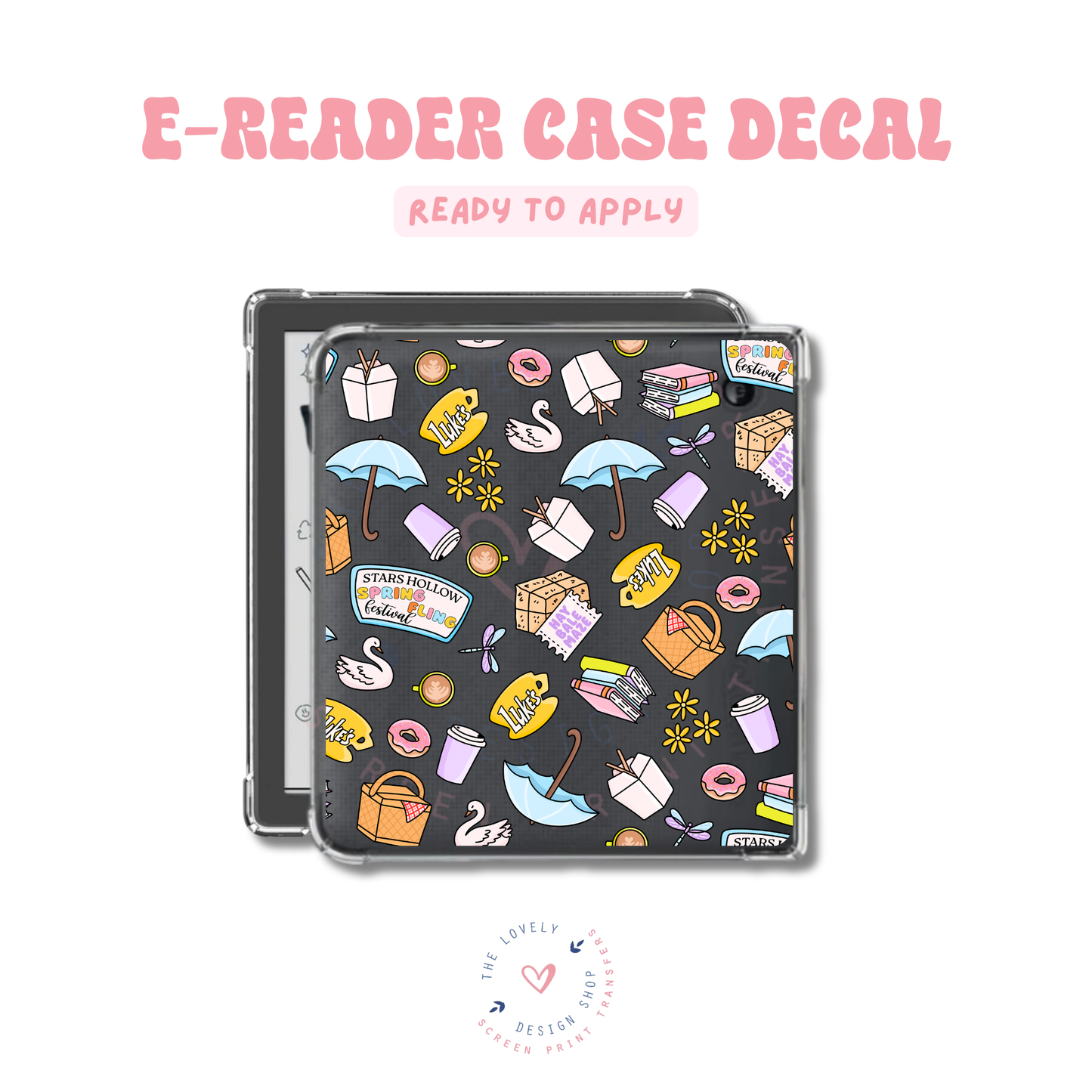 GG Show Spring Fling - UV DTF E-Reader Decal - Feb 4